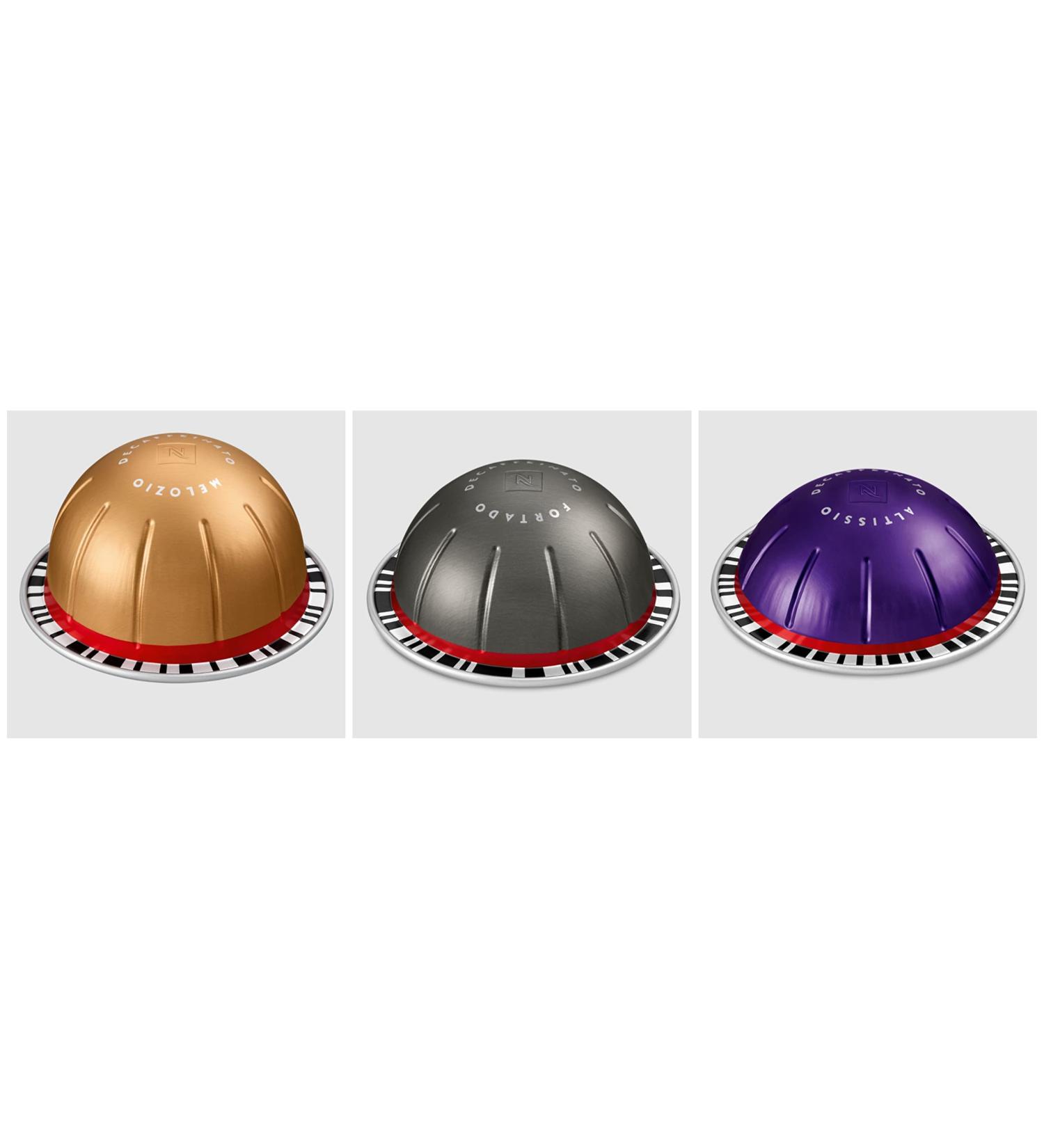European Version Nespresso Vertuo Line Decaffeinato Variety: Altissio Melozio Fortado - 30 Coffee Capsules Imported (not affiliated with Nespresso US) - Buy Online on GoSupps.com