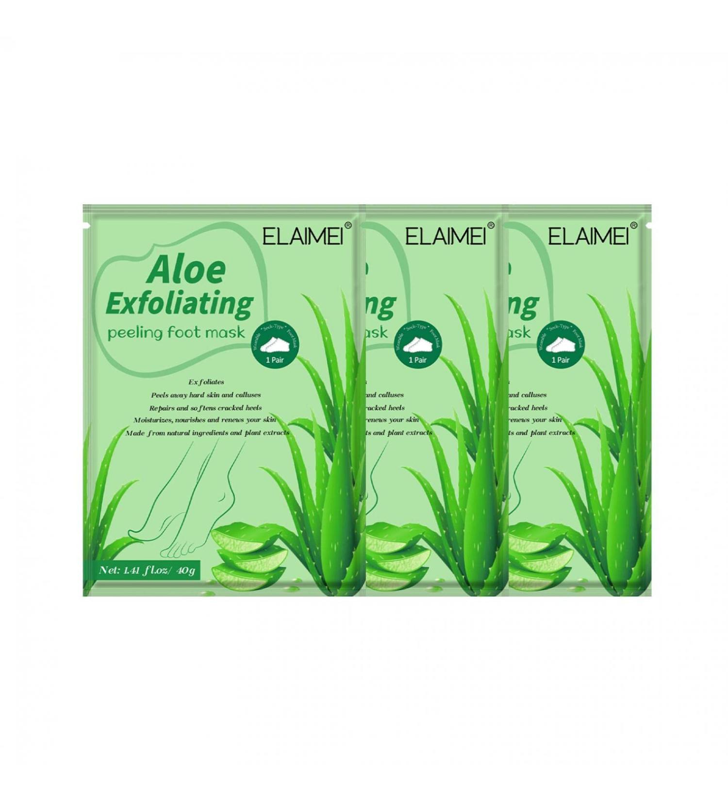 Buy Foot Peel Mask | Peeling & Moisturizing Solution for Soft Feet | Remove Dead Skin & Repair Rough Heels - Unisex - Buy Online on GoSupps.com