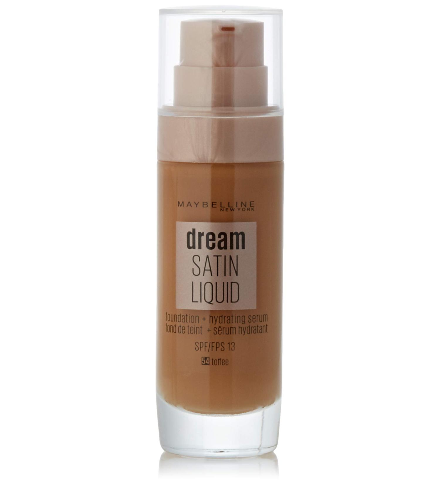 Gemey Maybelline Dream Satin Fluid Foundation 54 Toffee