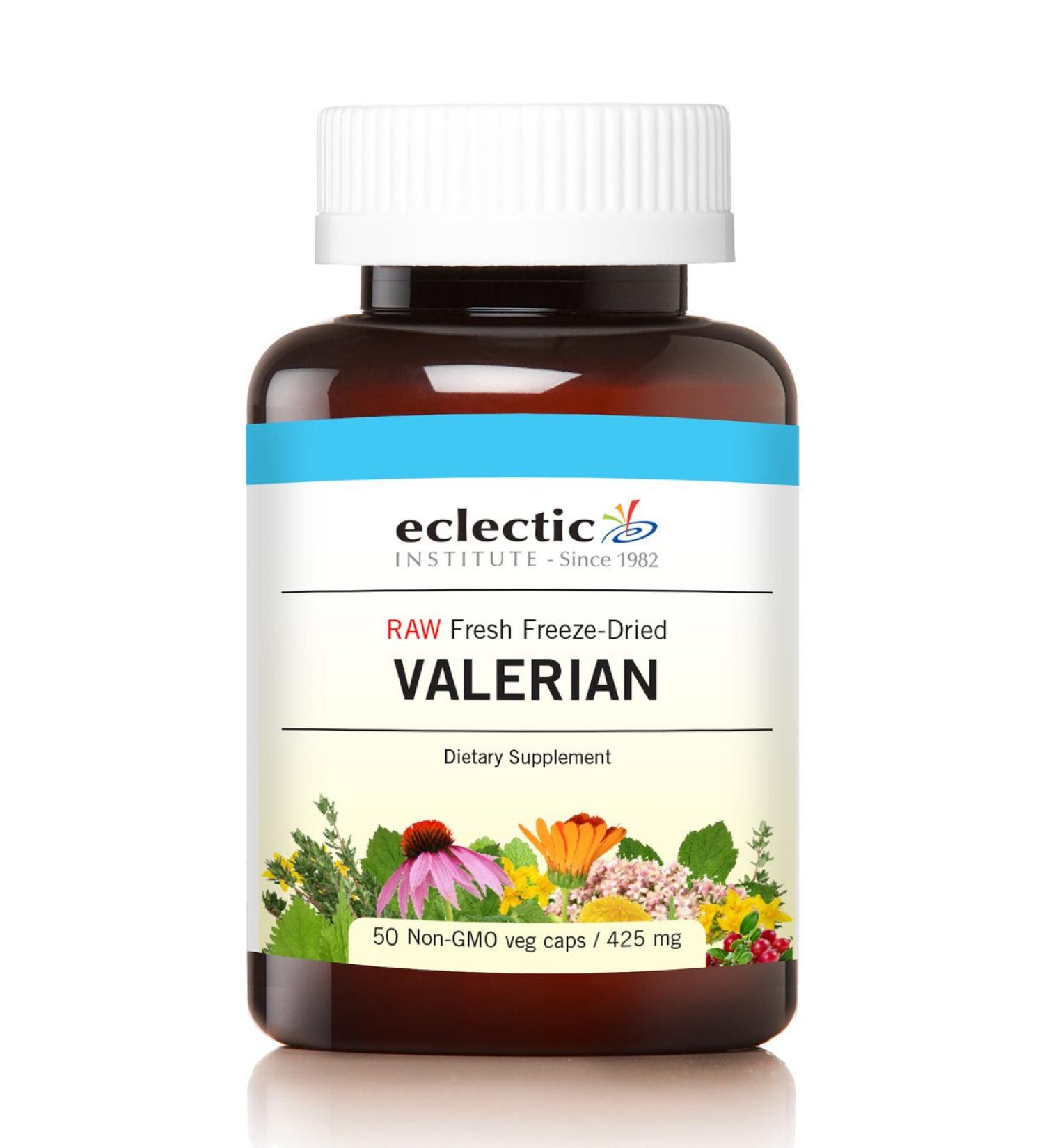 Eclectic Valerian Sitchensis Freeze Dried Vegetables with Glass Blue 50 Count Blue 50 Count