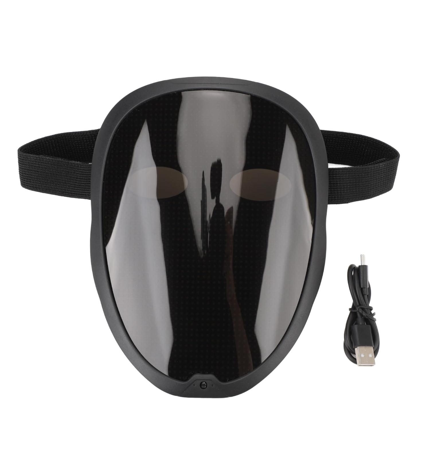 Buy Marhynchus LED Transforming Face Cover - Gesture Sensing Customizable Display 45 Dynamic & 70 Static Patterns - International Shipping Available - Buy Online on GoSupps.com