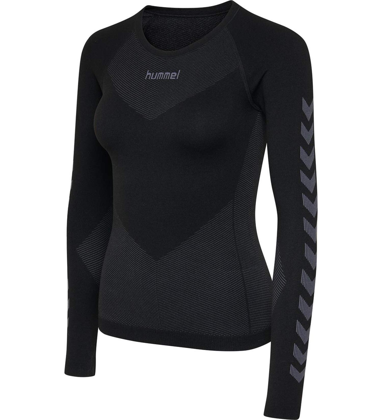 hummel T-Shirt First Multisport Women - Stretchy Seamless XS-S in Black | Buy Internationally - Buy Online on GoSupps.com