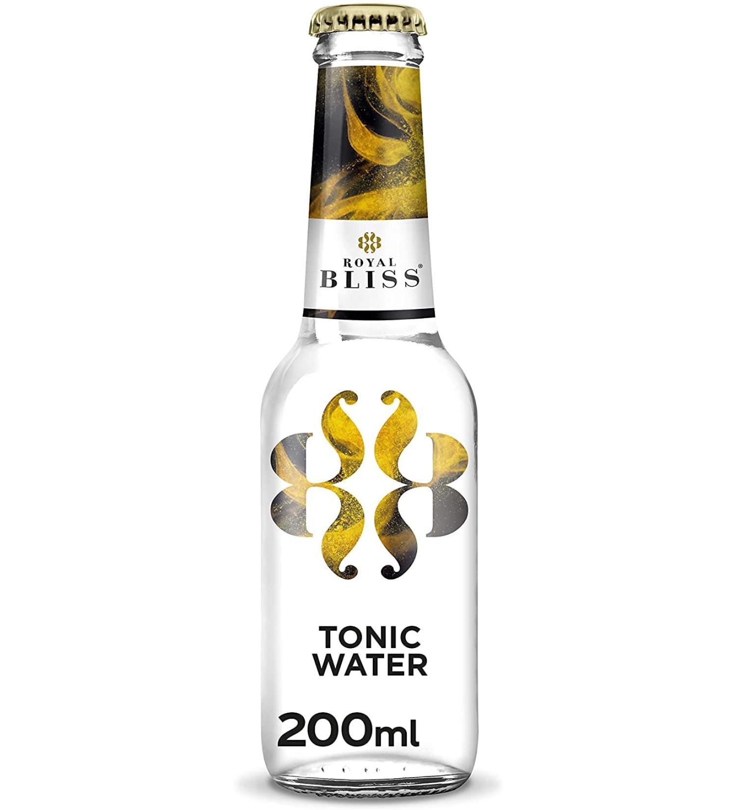 Royal Bliss - Exotic Yuzu Sensation - Yuzu Flavored Tonic Water - 24 pieces 200ml Glass Bottle - Buy Online on GoSupps.com