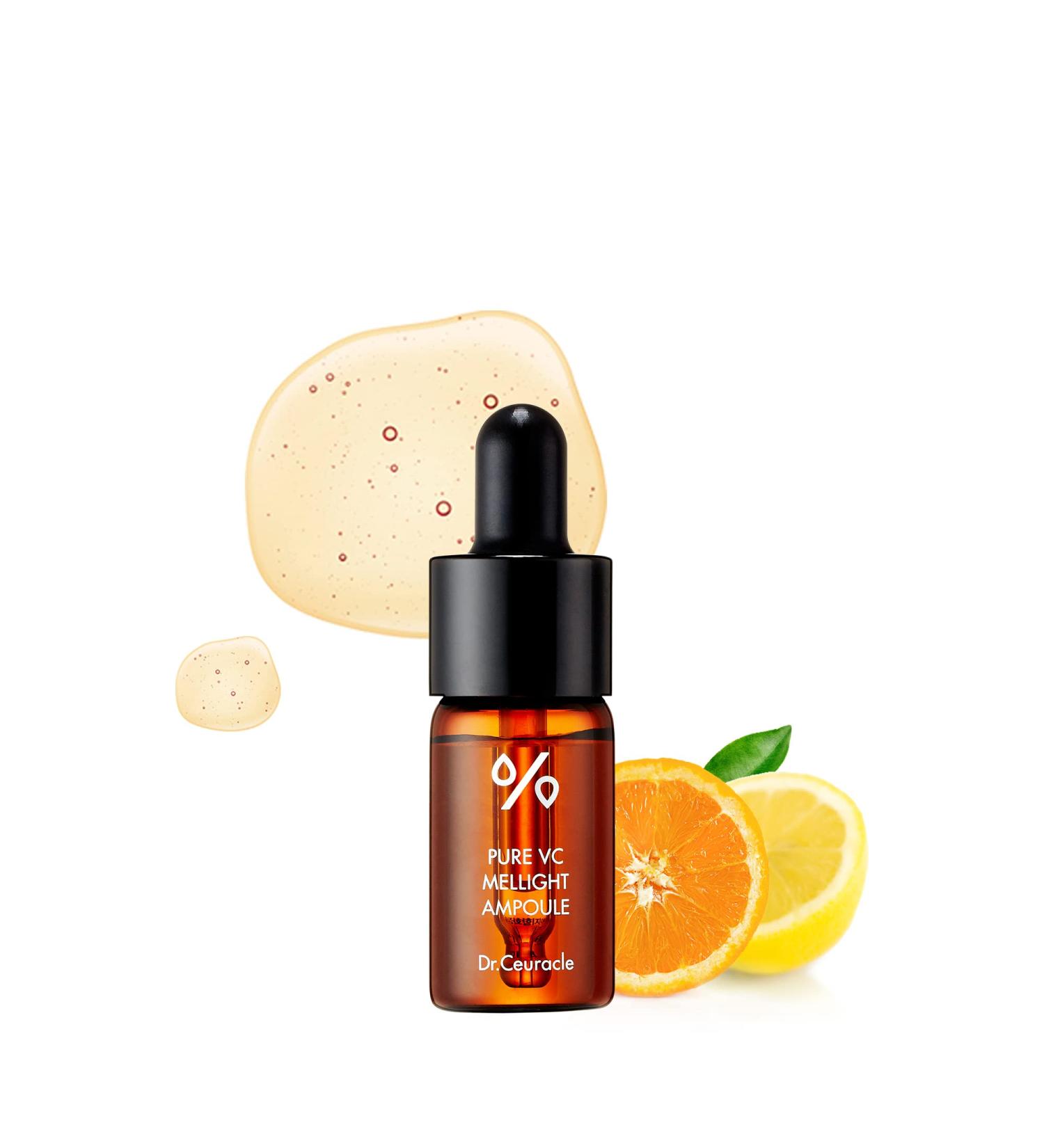 Dr.Ceuracle by leegeehaam Pure VC Mellight Ampoule - Vitamin C Serum for Face, One Week Program for Anti-oxidant, Firm, Clarify, Fade Pigmentation, Skin Radiance (1 Count (Pack of 1)) - Buy Online on GoSupps.com