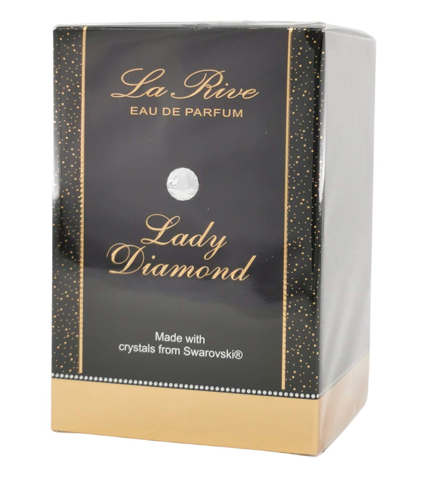 La Rive Lady Diamond for Women Eau De Parfum 2.5 oz / 75 ML Mint Orange Vanilla 2.5 Ounce