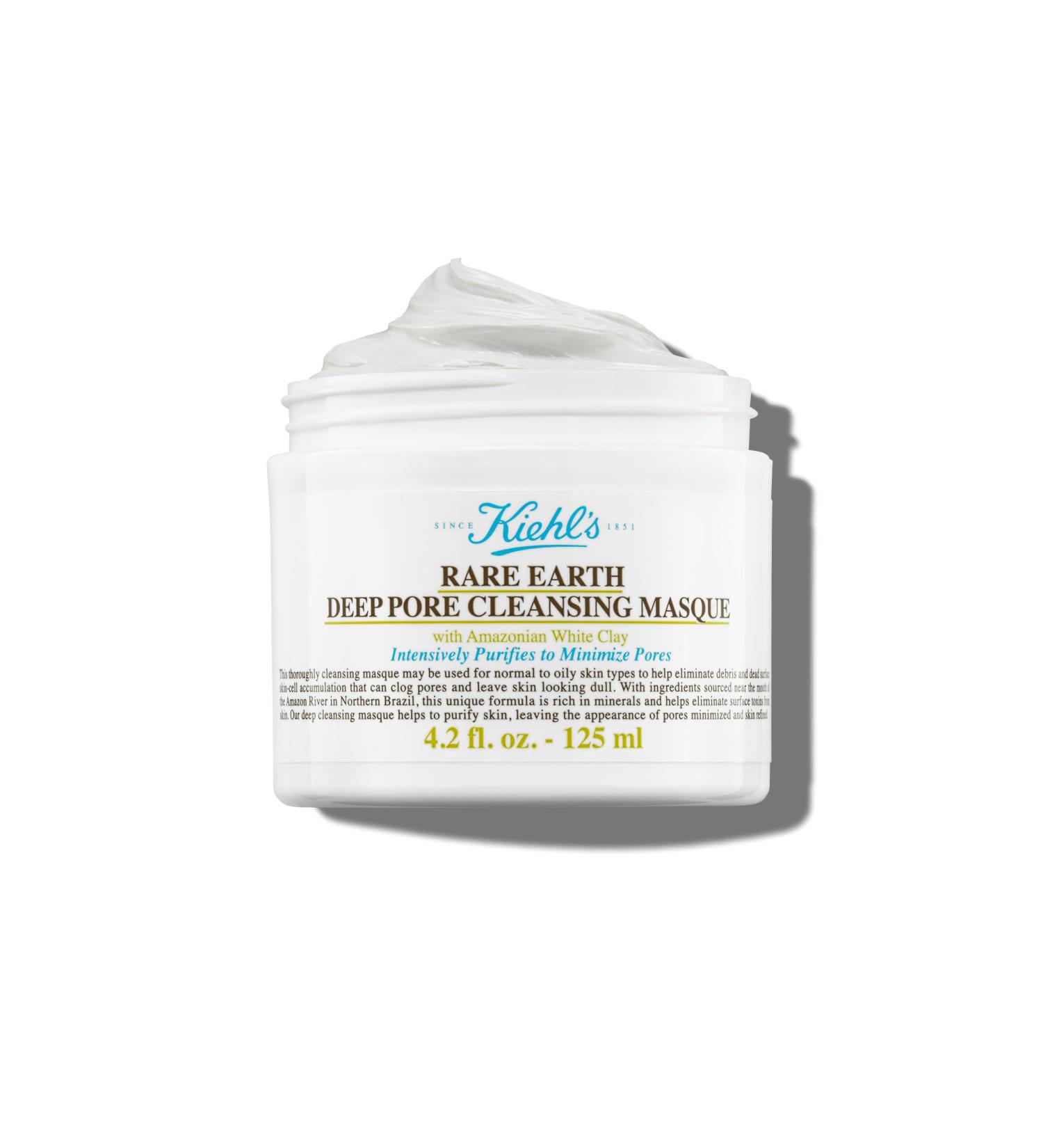 Kiehl's Rare Earth Deep Pore Cleansing Mask 5oz (142g) - International Shipping | Clear Skin & Pore Solutions - Buy Online on GoSupps.com