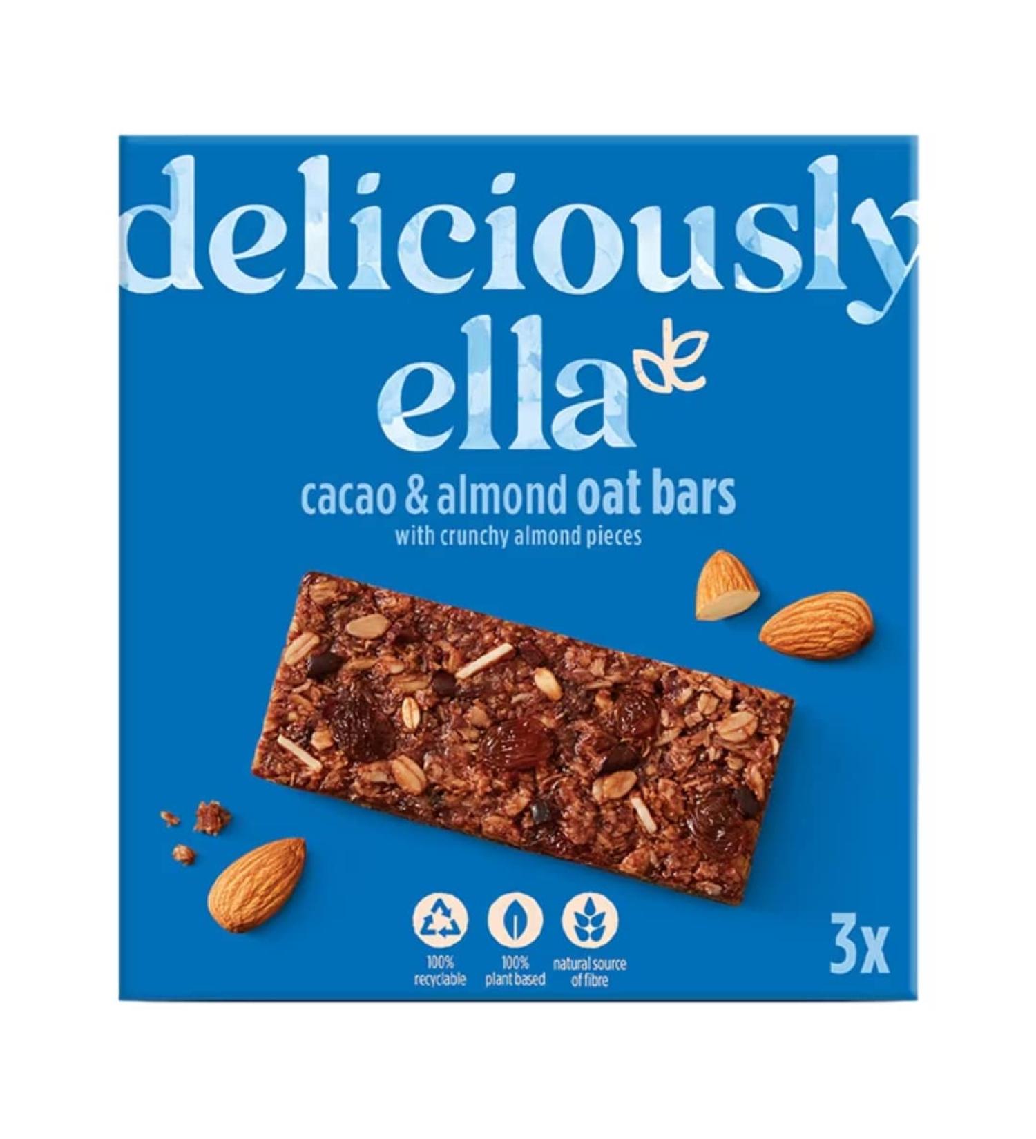 6 x Deliciously Ella Cacao & Almond Oat Bar Multipack 3 x 50g