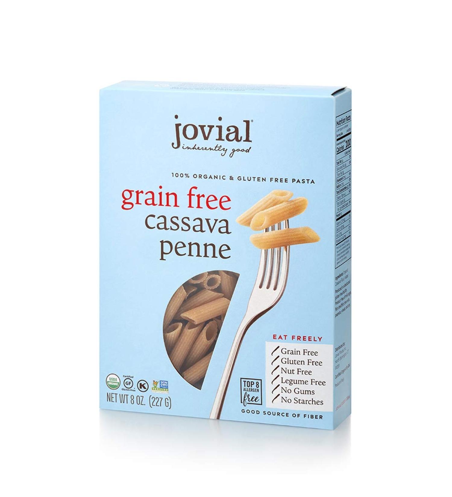Jovial Organic Grain Free Cassava Pasta Penne - Gluten Free 8 oz (227 g) - Buy Online on GoSupps.com