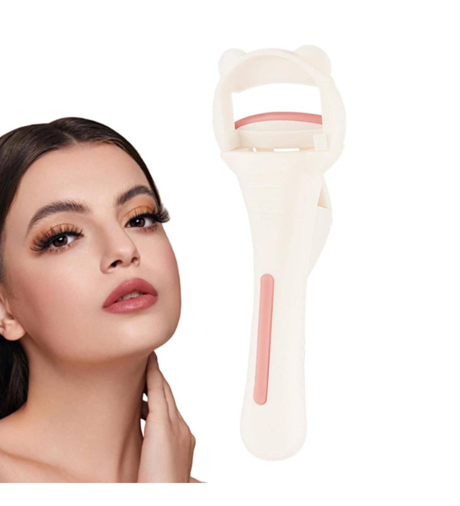 Eyelash Curlers Handheld Eye Lash Curler for Women - Natural Looking Wide Angle Eyelash Curler with Comfortable Grip Portable Makeup Tools for Crimps & Curls Lashes - Buy Online on GoSupps.com