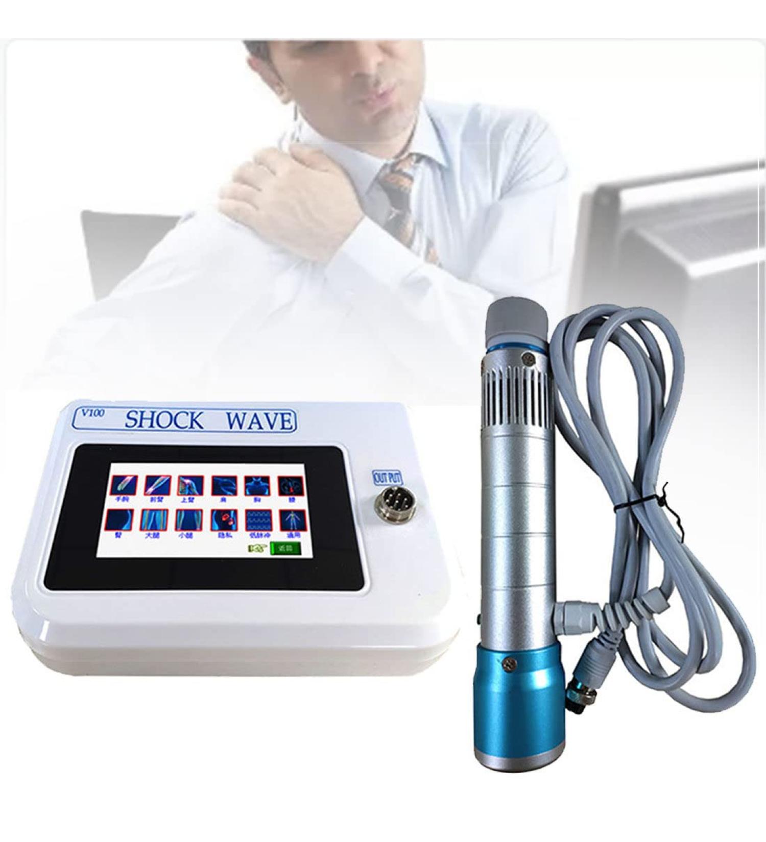 Professional Shock Wave Therapy Device | ED Extracorporeal Therapy | Deep Tissue Muscle Massage for Chronic Pain Relief - Buy Online on GoSupps.com