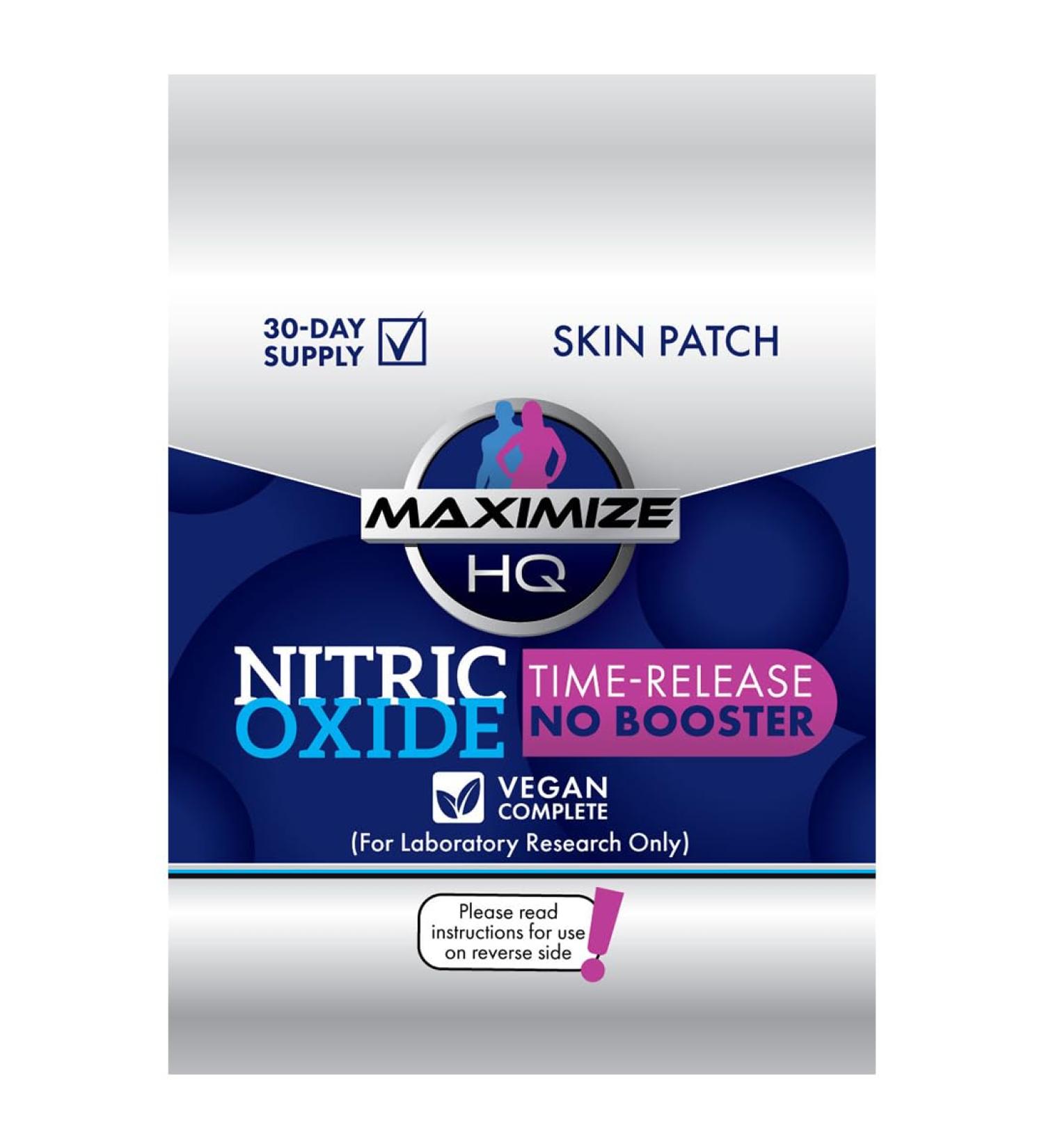 Buy Nitric Oxide Patches - 8 Hour Time-Release Gluten Free - Enhance Performance | International Shipping - Buy Online on GoSupps.com