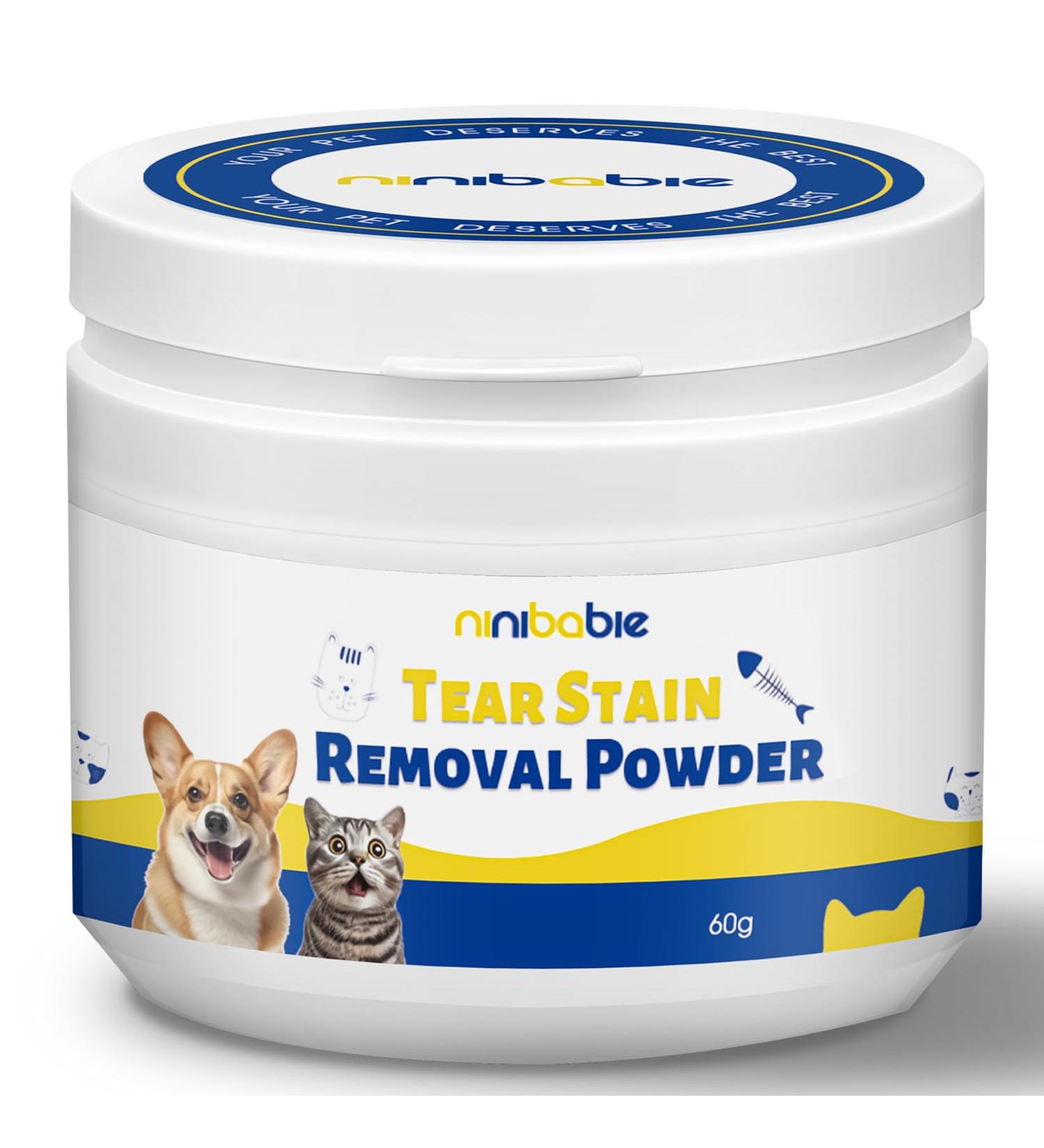 Tear Stain Remover Powder for Dogs and Cats Eye Stain Cleaner Remove Tear Stains Safe & Gentle Eye Care for Pets - Buy Online on GoSupps.com