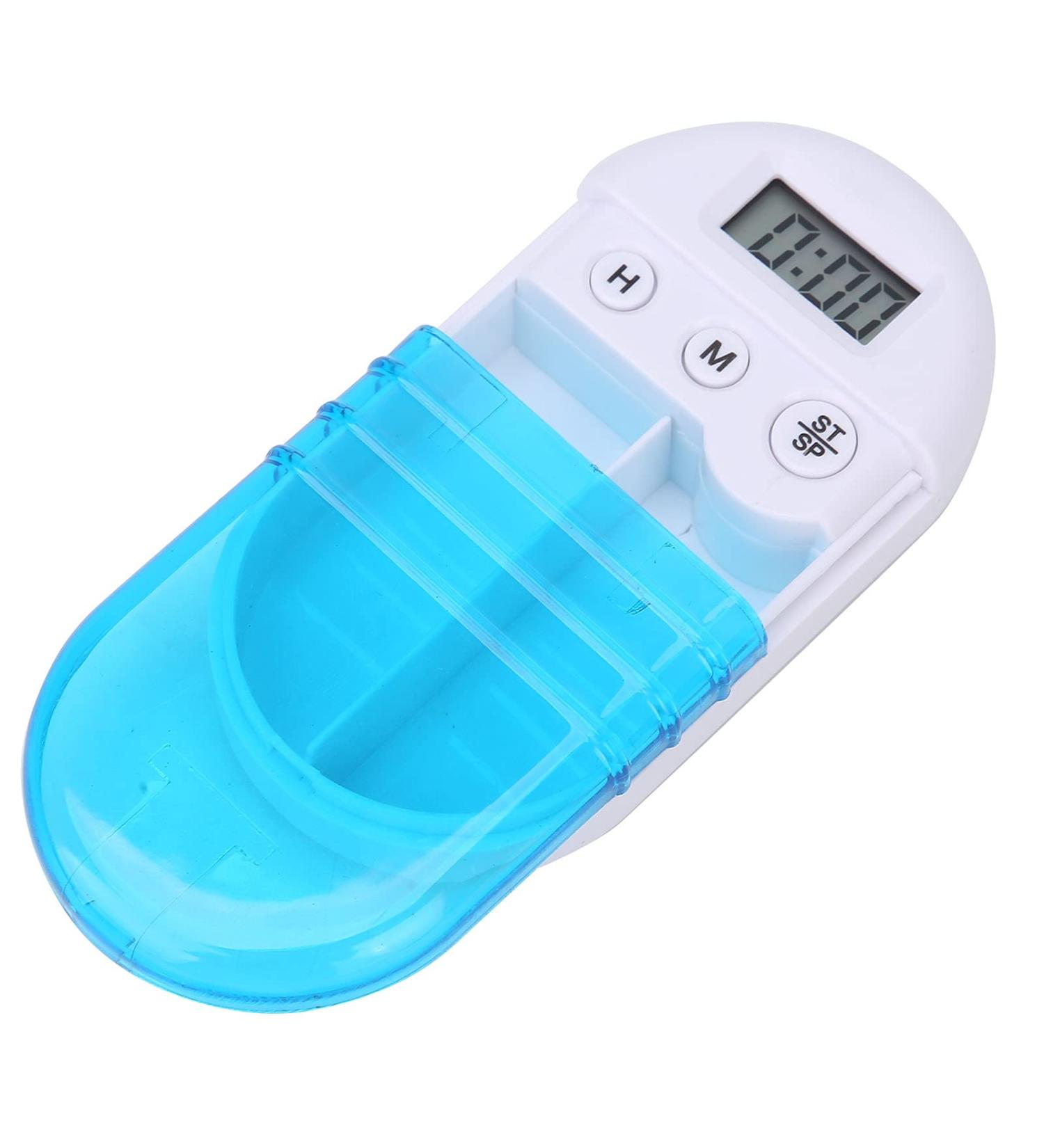 Buy Electric Pill Box - Digital Pills Organizer with Alarm Reminder for Travel - International Shipping Available - Buy Online on GoSupps.com