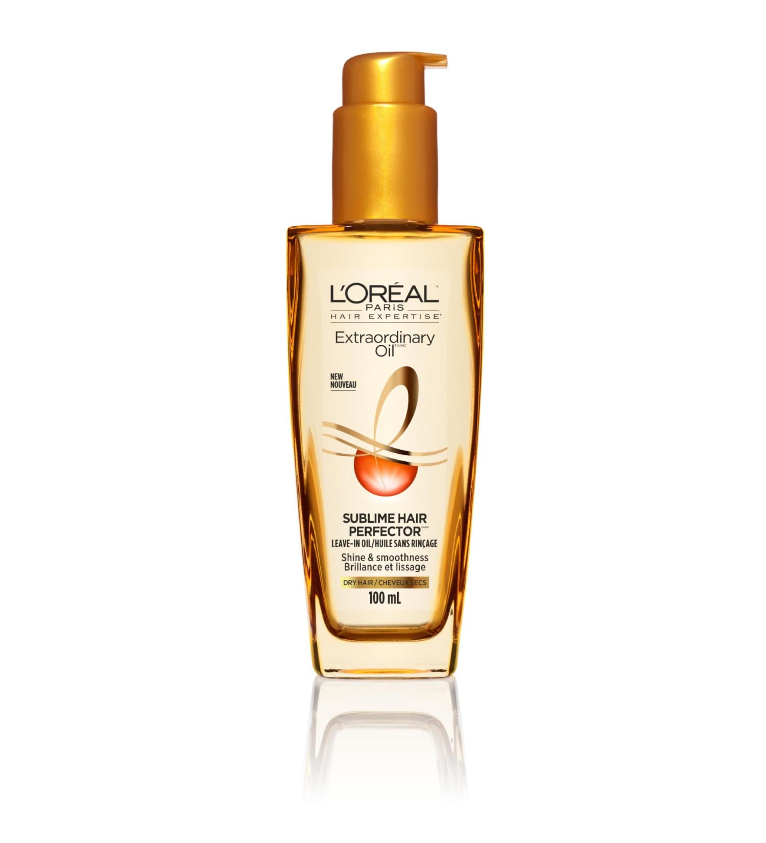 L'Or al Paris Hair Expertise Extraordinary Oil Sublime Perfector Leave-In Oil Treatment for all hair types 100mL New 100 ml (Pack of 1) - Buy Online on GoSupps.com
