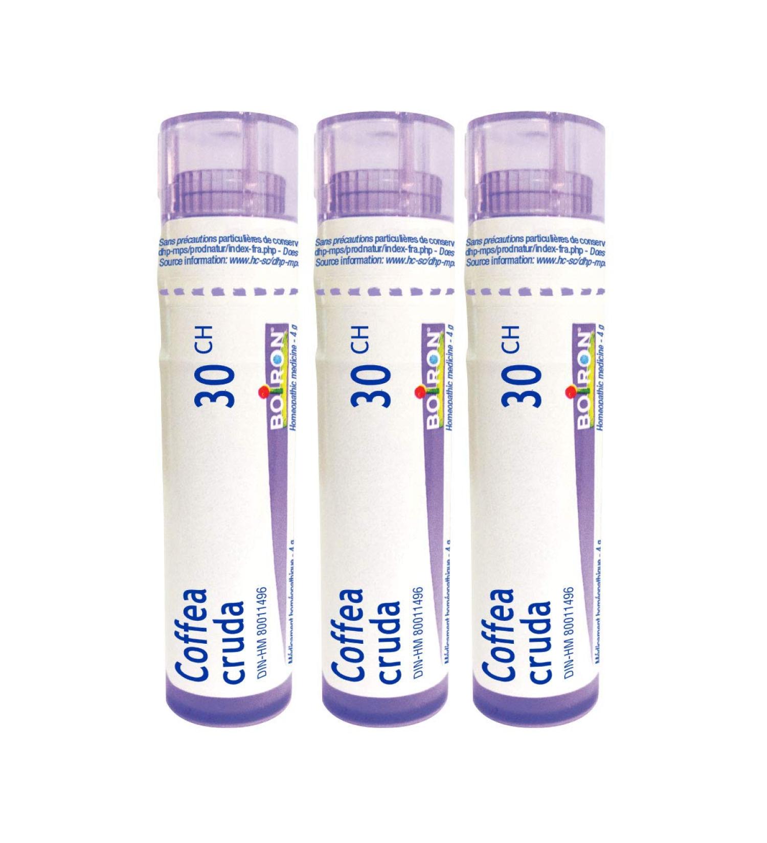 Coffea Cruda 30CH Boiron Homeopathic Medicine 3 tubes - Buy Online on GoSupps.com