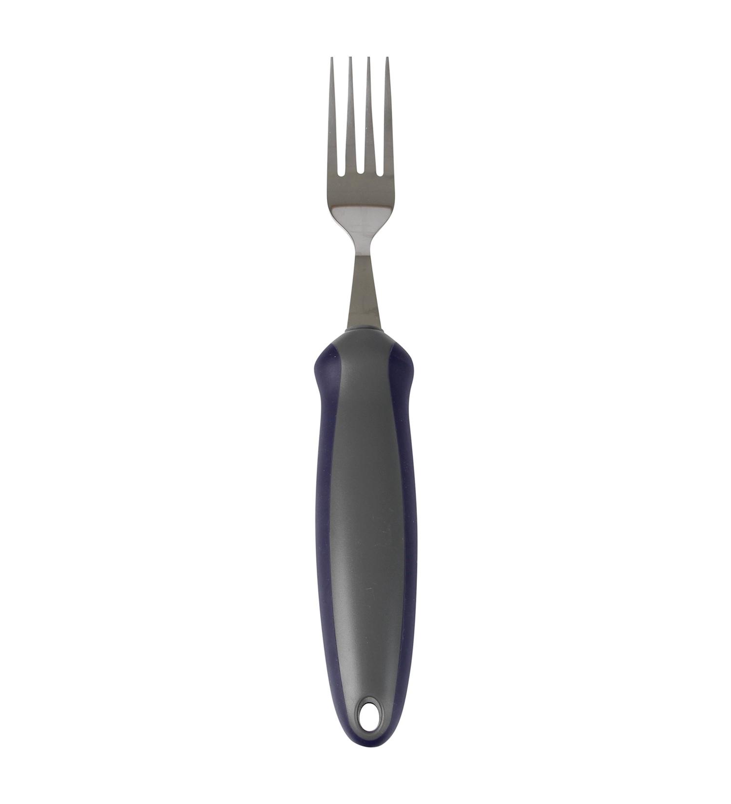 Homecraft Newstead Cutlery Weighted Fork (Eligible for VAT relief in the UK) Adaptive Dining Aid Utensil for Elderly Disabled Parkinson's Disease & Arthritis Eat Easier Non-Slip Grip Knife spoon teaspoon set Weighted Fork Single