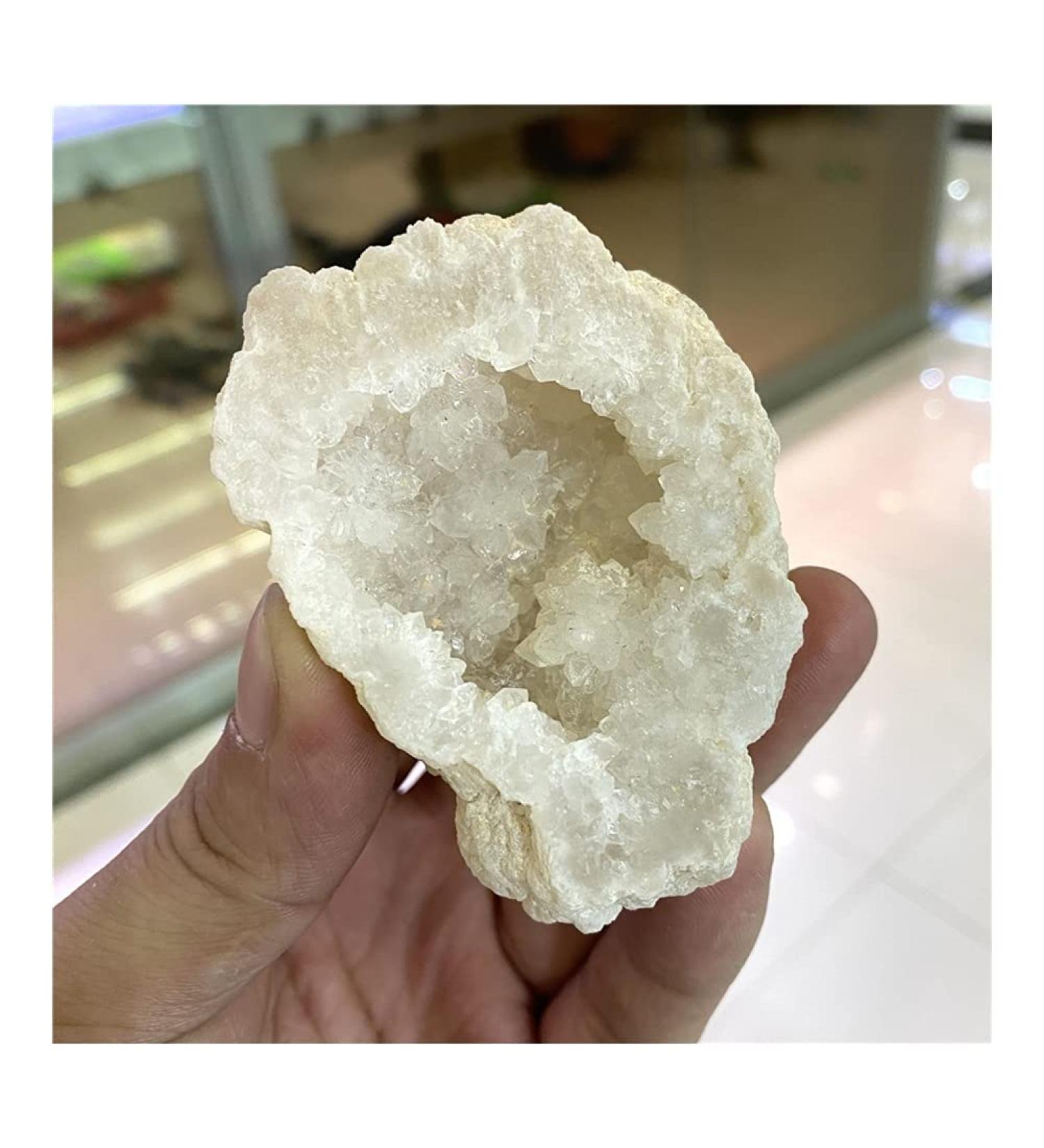 Stone 1 pcs Natural Druzy Agate Jeode Crystal Hole Minneral Raw Specimen Reiki Home Decoration Random Delivery Balance Gemstone Decoration ERTEYIN - Buy Online on GoSupps.com