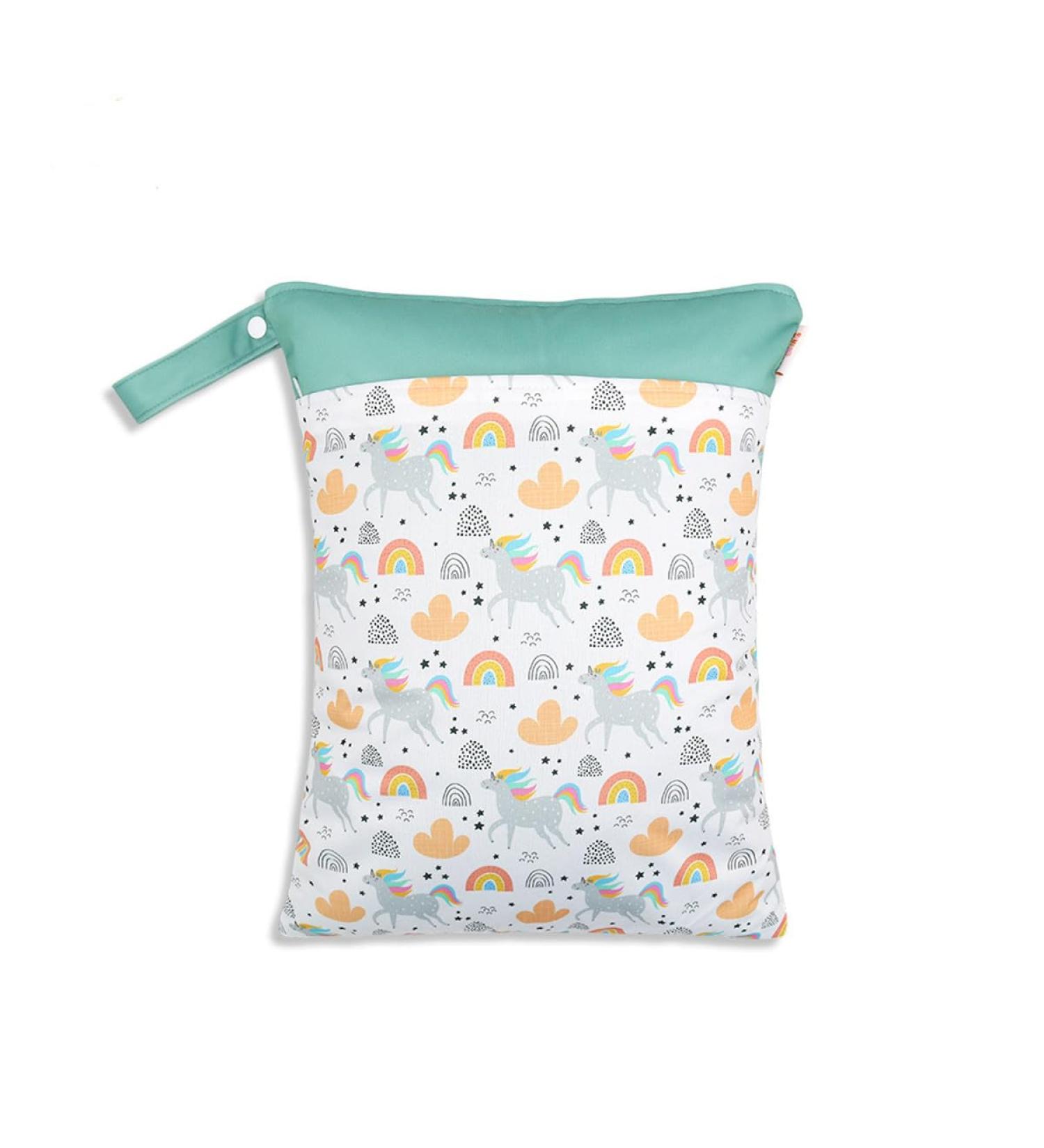 Daysskk 1 Piece Waterproof Wet Bag for Kindergarten Girls - Zippered Diaper Bag for Daycare & Swimming (30x40 cm) - Buy Online on GoSupps.com