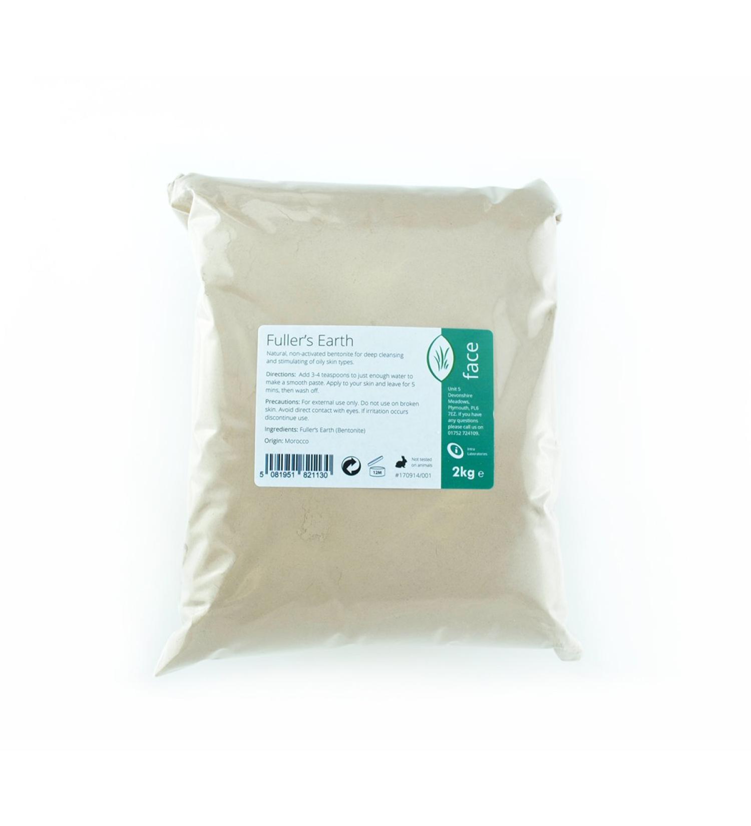 Fullers Earth Fine Powder 2kg - Pure & Natural Calcium Bentonite