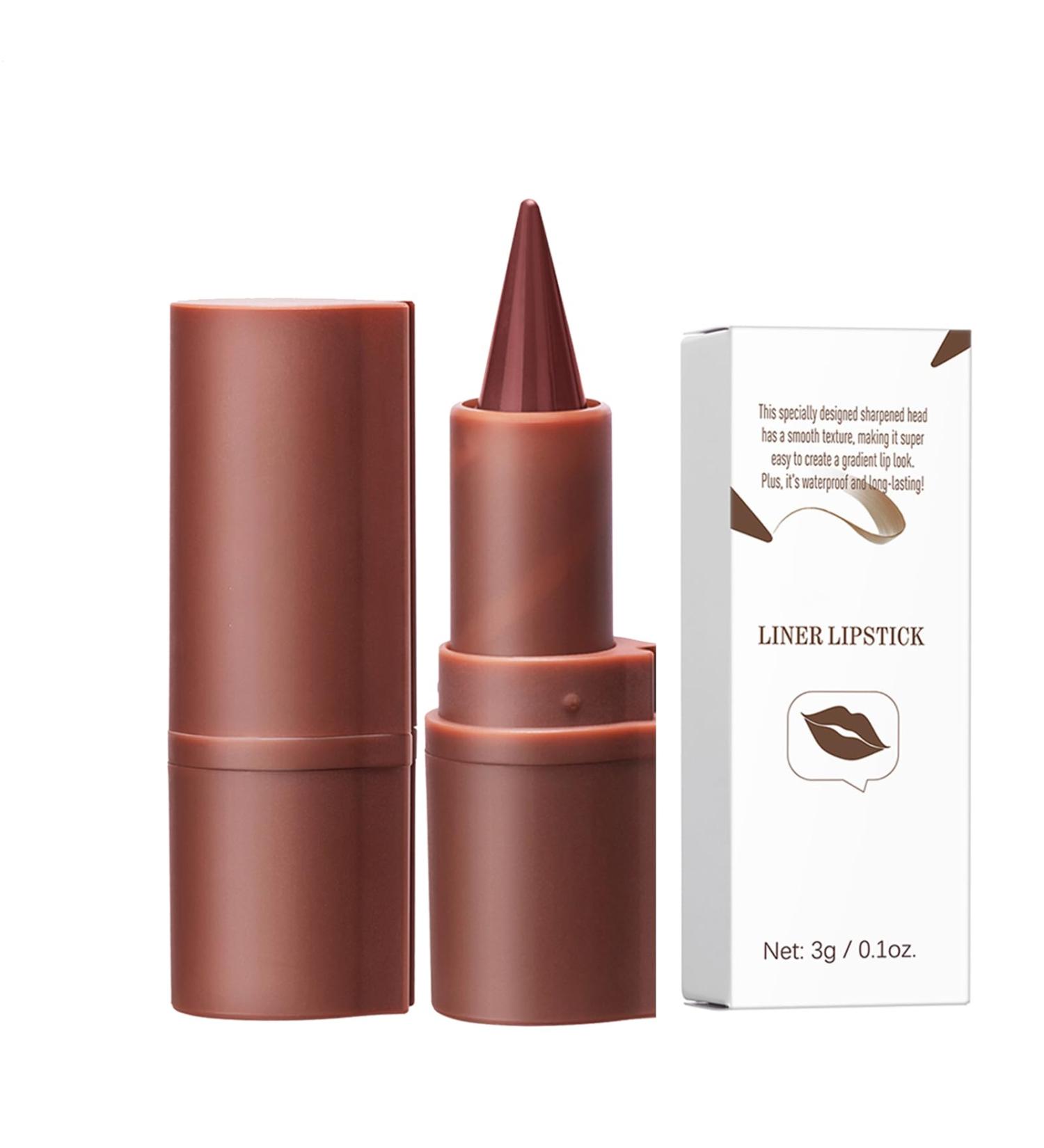 Lip Liner Pencil | Transfer-Resistant and Waterproof Matte Lip Liner with Fixative Ideal for Business Trips Social Gatherings Everyday Outings and Teenagers - Buy Online on GoSupps.com
