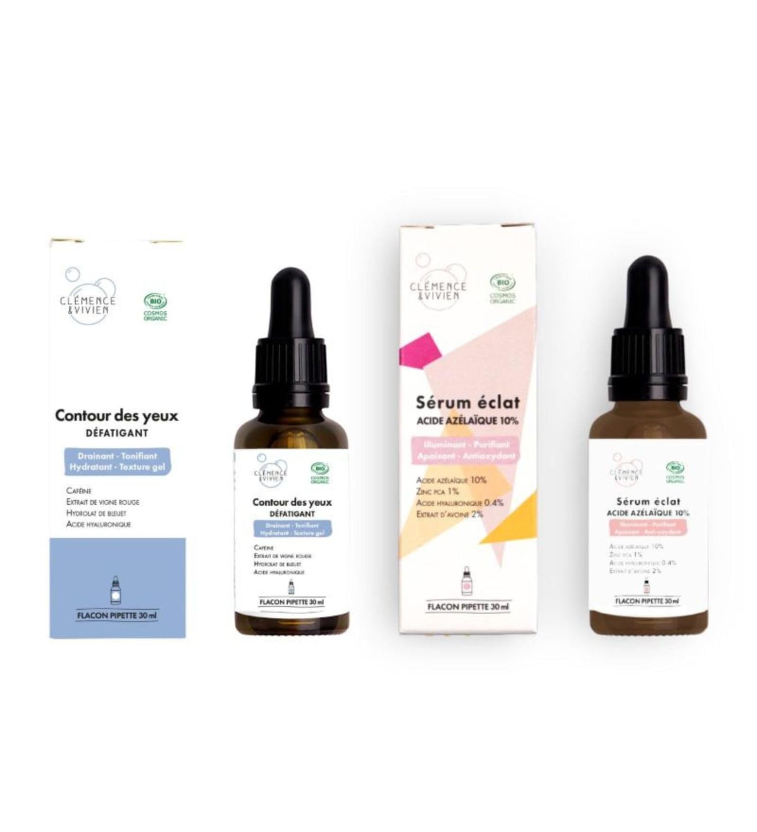 G n rique 1 Eye Contour Cream 30ml + 1 Radiance Face Serum with Azelaic Acid 30ml