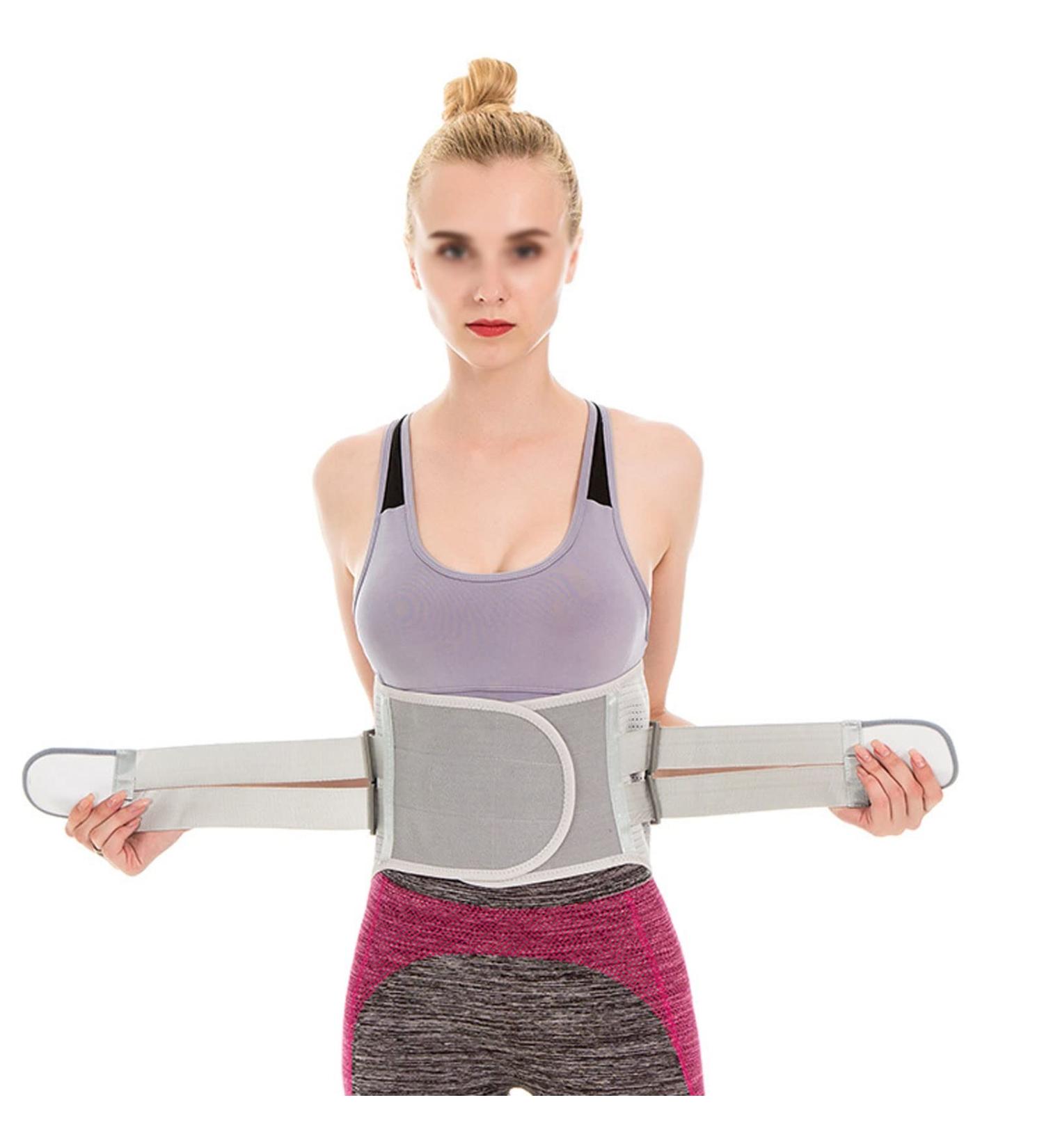 Lordosis Support Belt - Adjustable Back Belt for Pain Relief in Women & Men | Sciatica Scoliosis & Spinal Canal Stenosis Relief - Buy Online on GoSupps.com