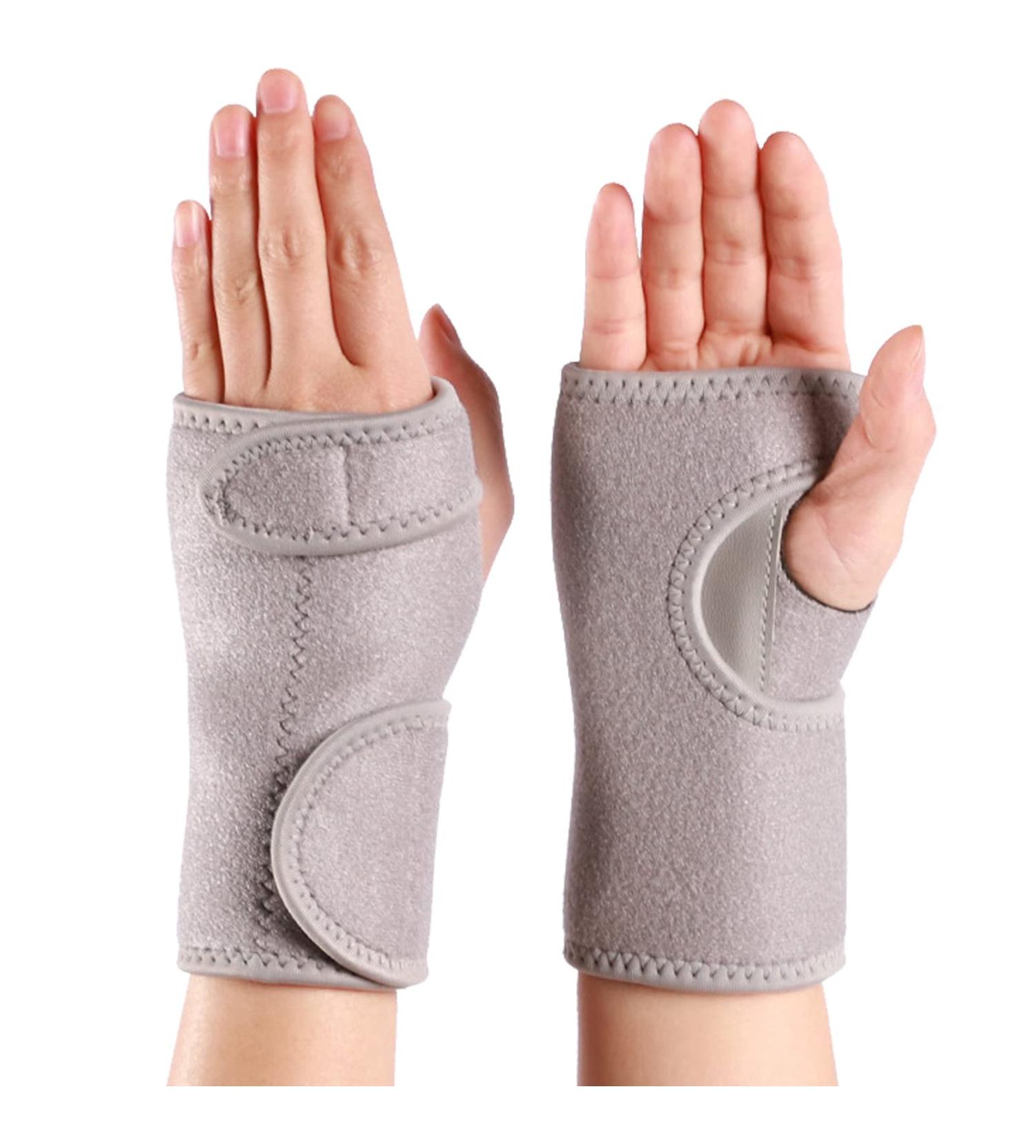 Wrist Splint Brace for Carpal Tunnel Relief | Joint Pain Support Stabilizer | Adjustable Strap for Arthritis Tendonitis | Left Hand Grey - Buy Online on GoSupps.com