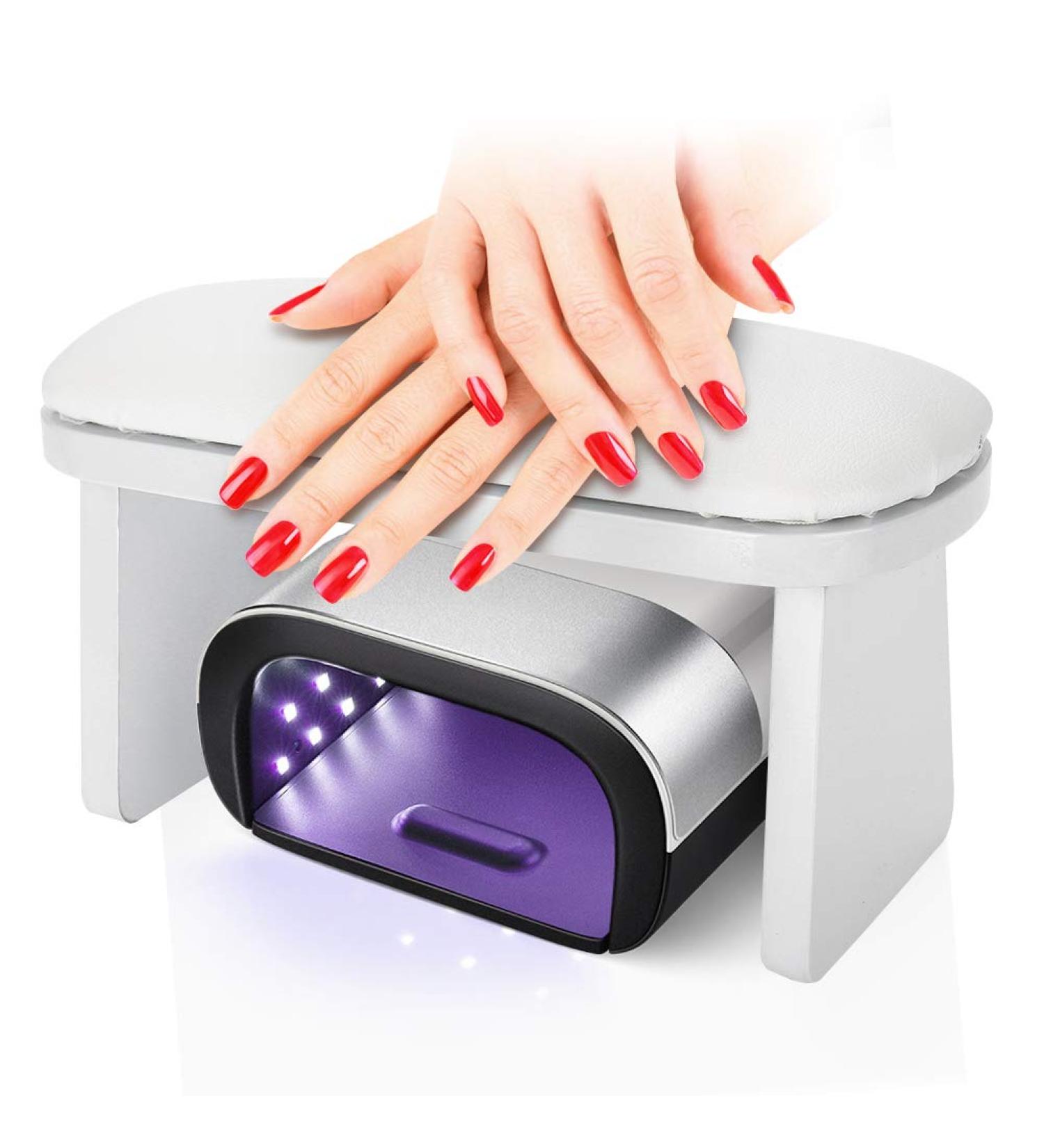 Soft Artificial Leather Arm Rest for Nails Comfortable Sized Nail Polishing Nail Art Manicure Hand Rest Cushion Manicure Salon Nail Arm Rest Rack Nail Rest Stand Nail Polishing Art Hand Cushion - Buy Online on GoSupps.com