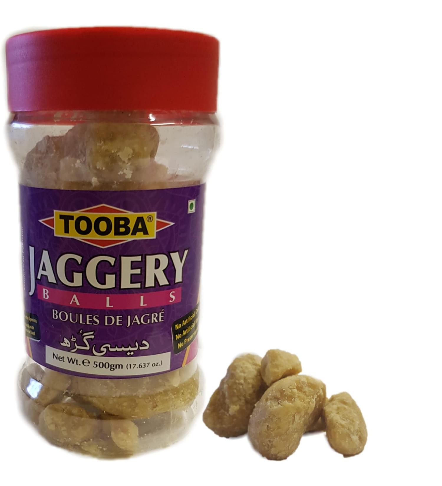 TOOBA JAGGERY BALLS/DESI GUD/Natural Sweetener | No Preservatives/Desi Gur/No artificial Flavour/No artificial Colour | 500GRAM - Buy Online on GoSupps.com