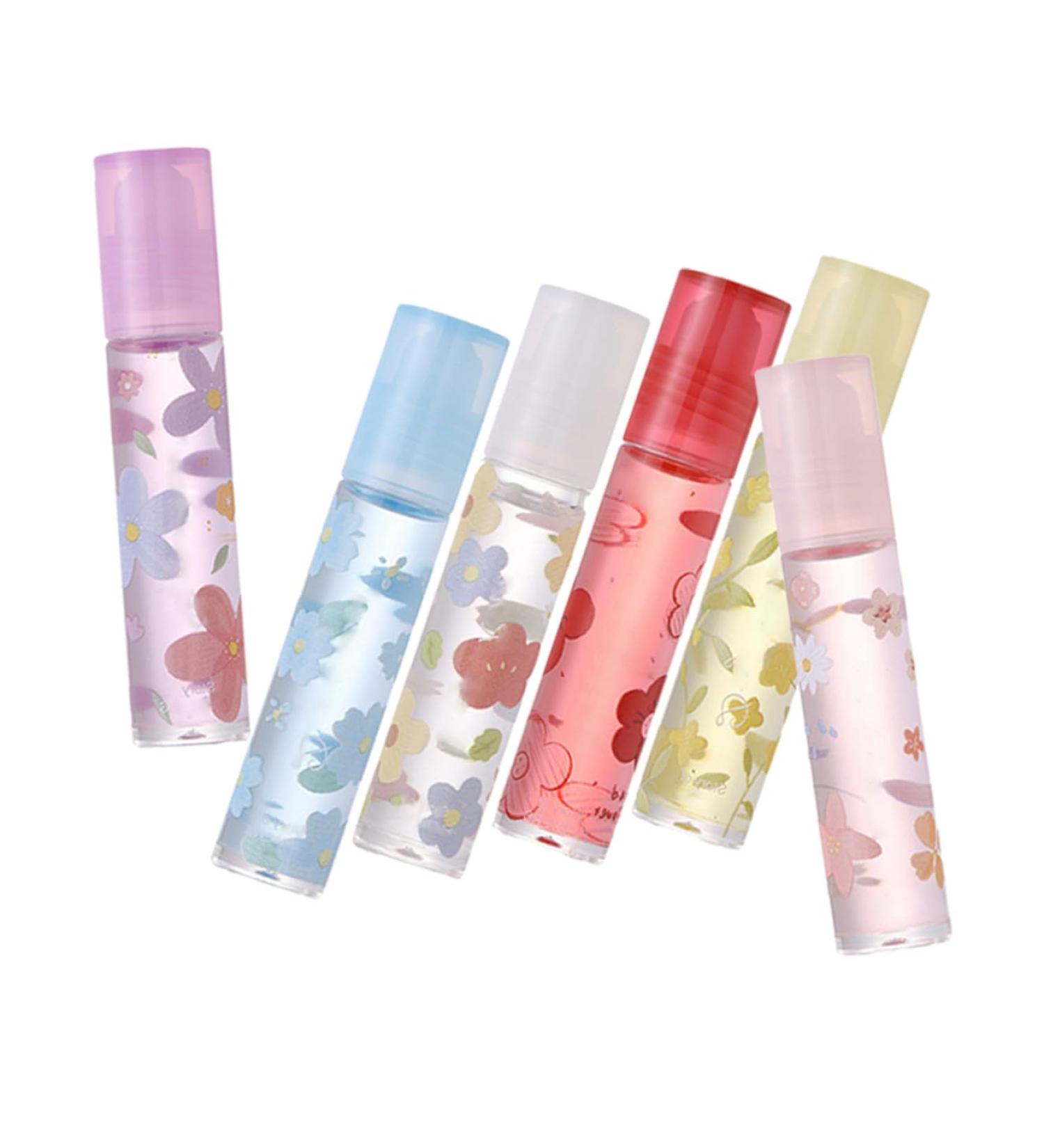 Lot de 6 Huiles L vres Hydratantes Transparentes 6 3 Ml Hydratation Prolong e Femmes et Jeunes Filles Soin Quotidien Style Al atoire - Buy Online on GoSupps.com
