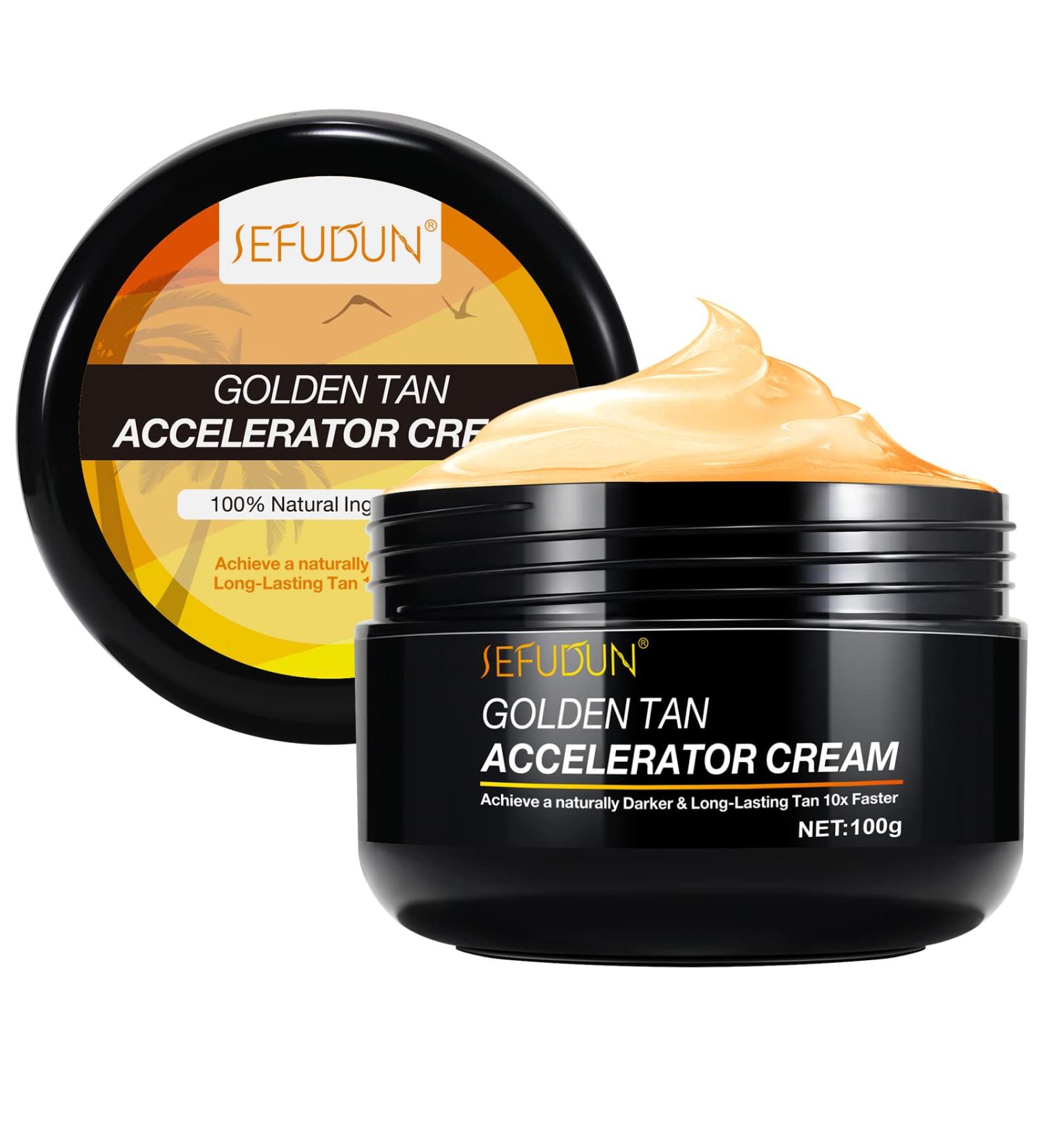 Intensive Soft Brown Tanning Gel 100g - Self Tanning Accelerator for Outdoor Sun - Natural Tan Skin Luxe Gel - Buy Online on GoSupps.com