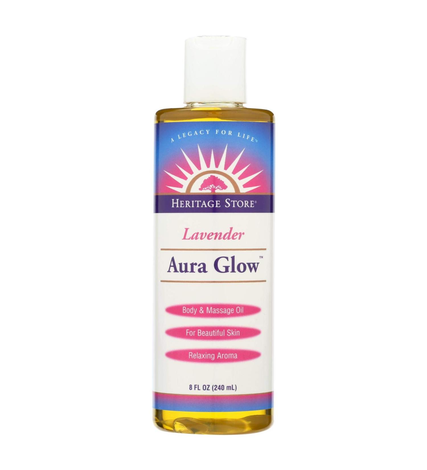 Heritage Store Aura Glow Lavender Scent 8 Fluid Ozs (240 ml)