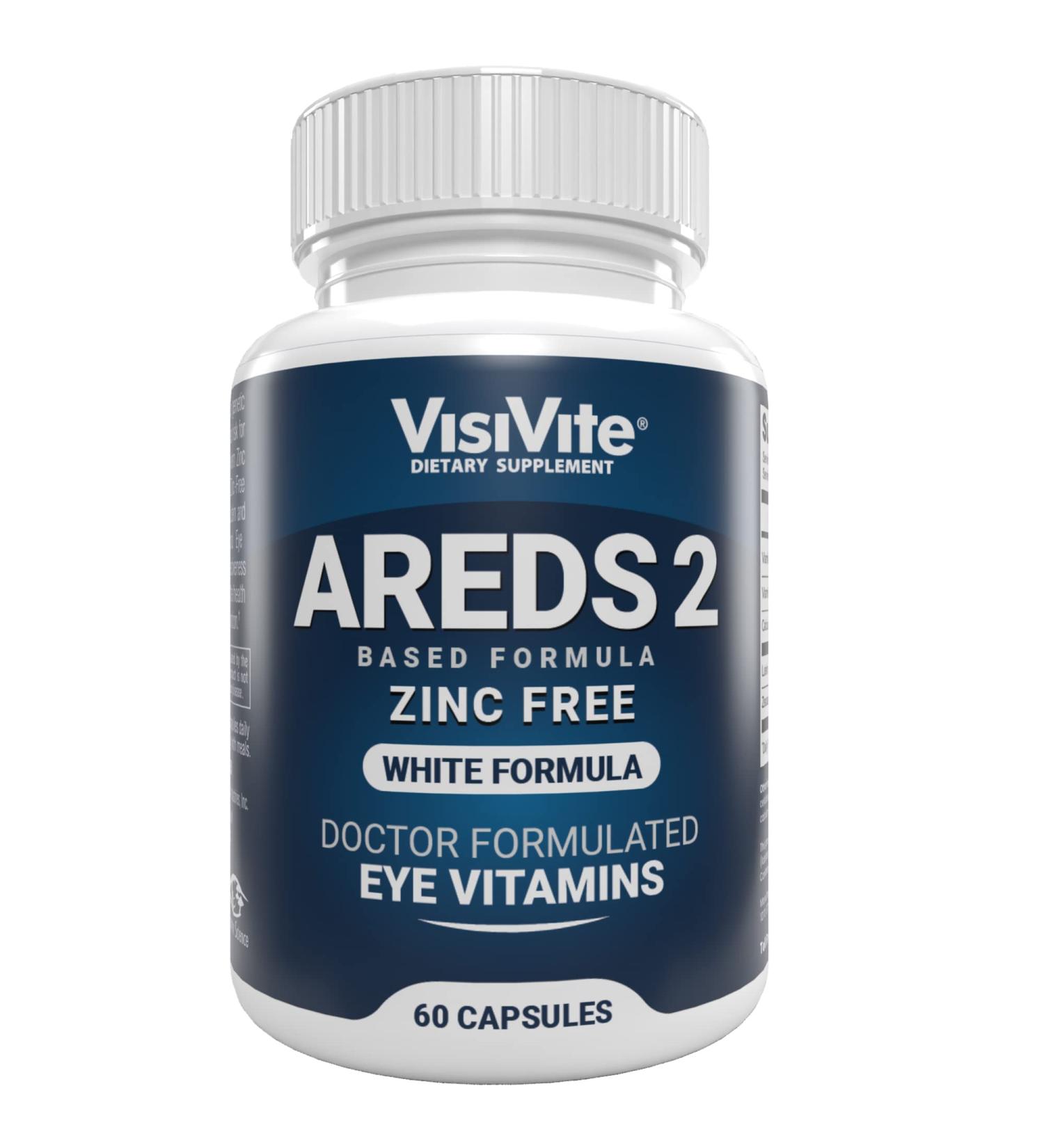 Zinc-Free AREDS 2 Eye Vitamins with Zeaxanthin and Lutein - Soy-Free Capsules - Buy Online on GoSupps.com