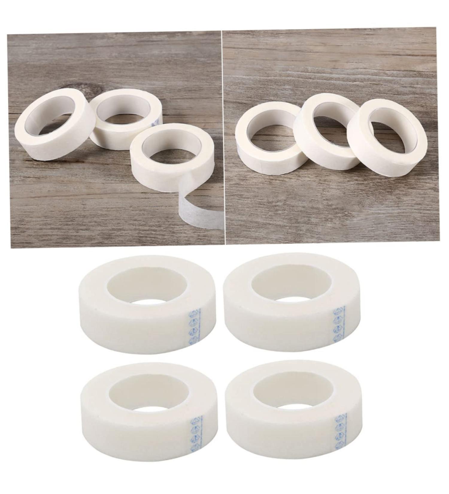 Housoutil 4 Rolls Non-Woven Fabric Tape for Eyelash Extensions | Clear Microporous Lash Tape | Best Eyelash Supplies Online - Buy Online on GoSupps.com