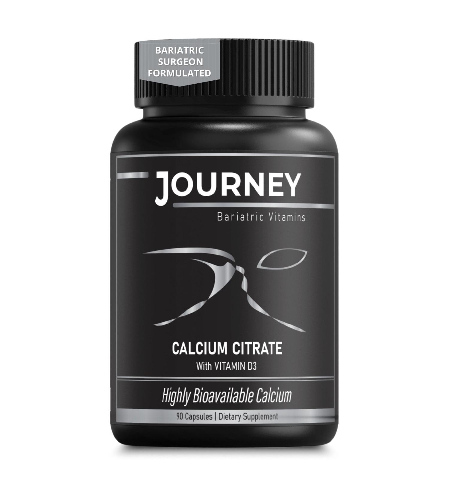 Journey Bariatric Calcium Capsules with Vitamin D3 | Bone Strength Support Pre- & Post-Surgery Health - Buy Online on GoSupps.com