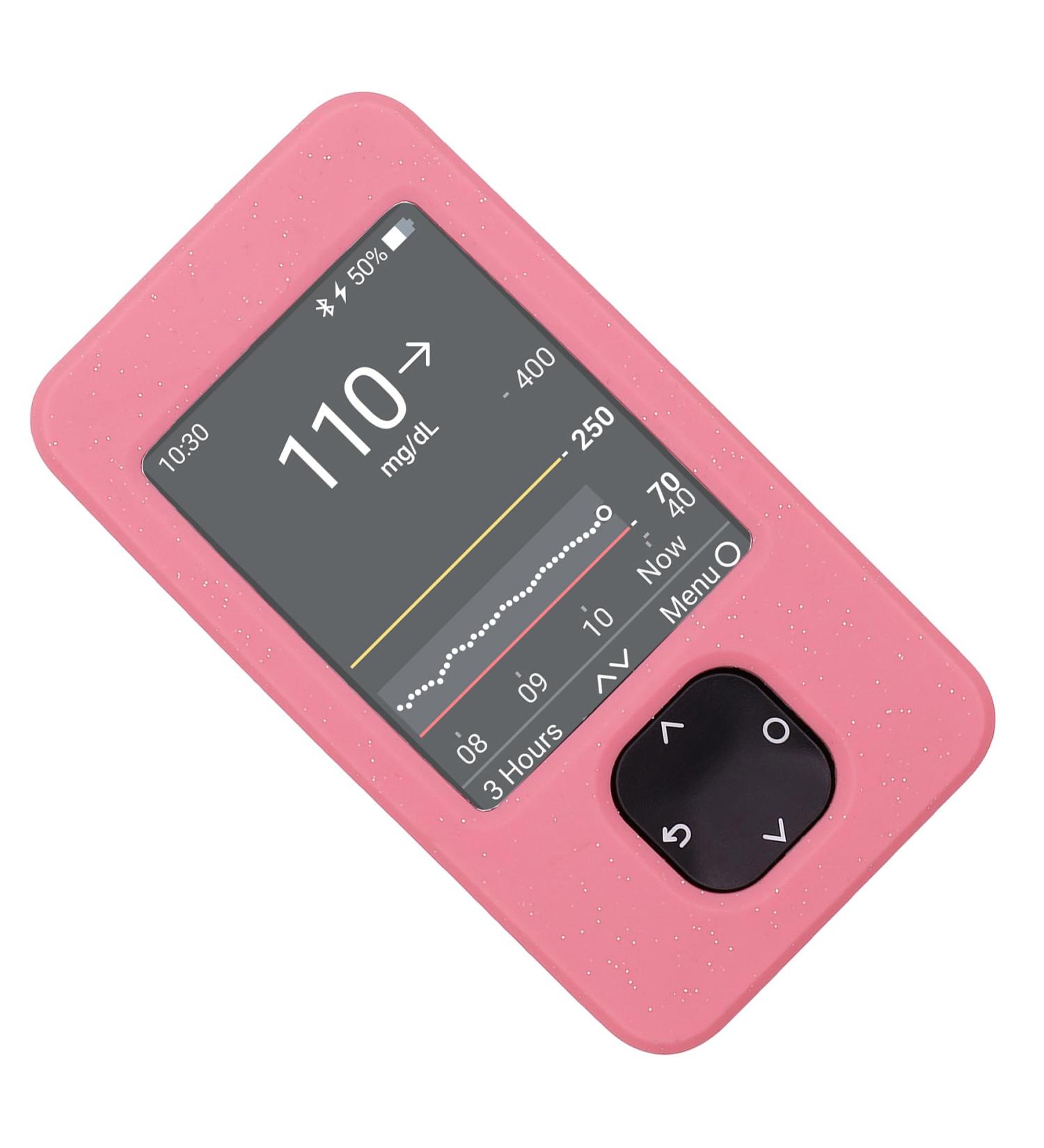 Buy Mixed Color Silicone Case for Dexcom G7/G6 Receiver - Glitter & Pink - International Shipping - Buy Online on GoSupps.com