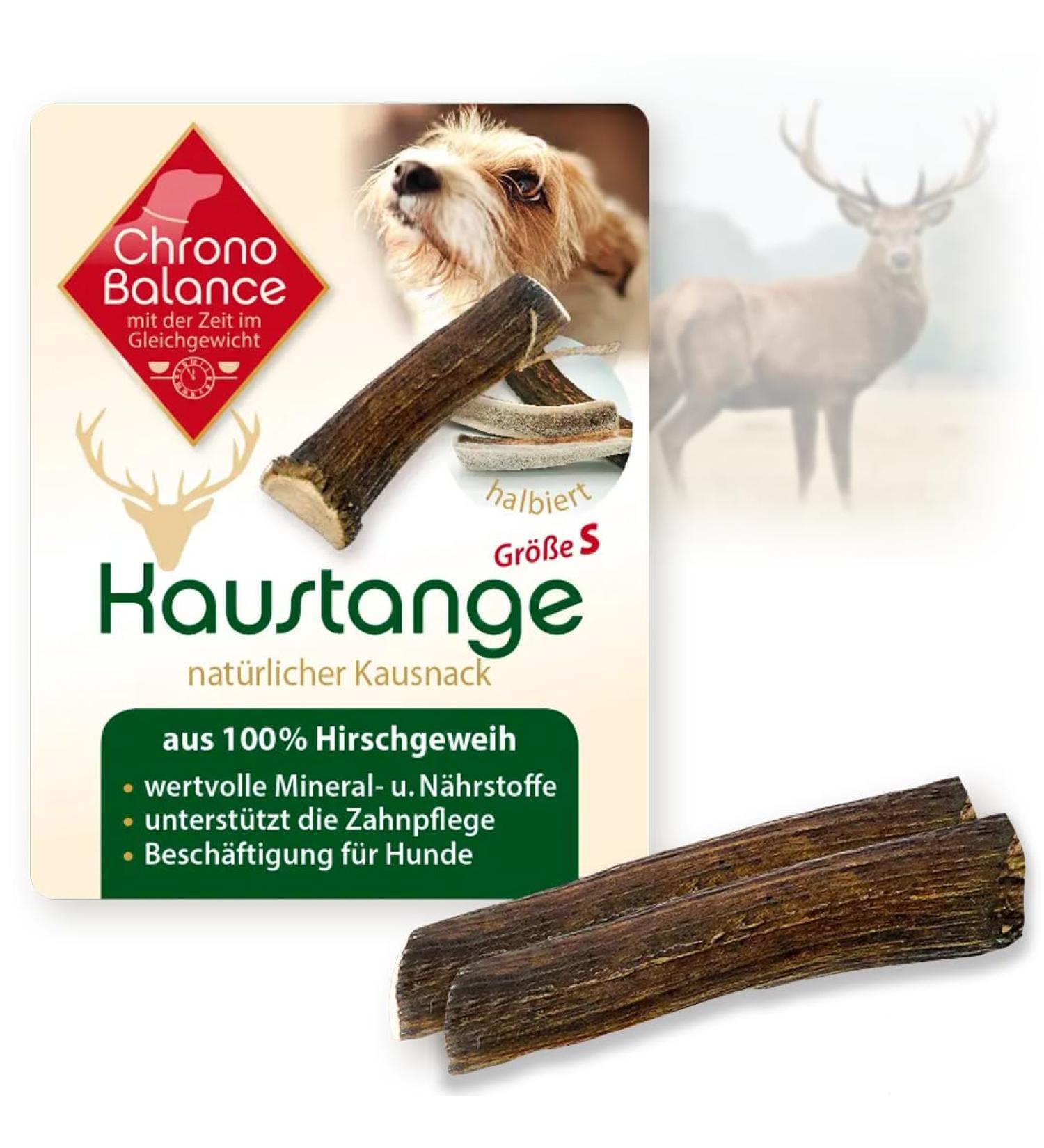 Chronobalance S 2 Piece Set - Causbie Dental Care Dog Toys | 100% Deer Antler Chew Bones | Sustainable Chemical-Free Dog Chews for Dental Hygiene - Buy Online on GoSupps.com
