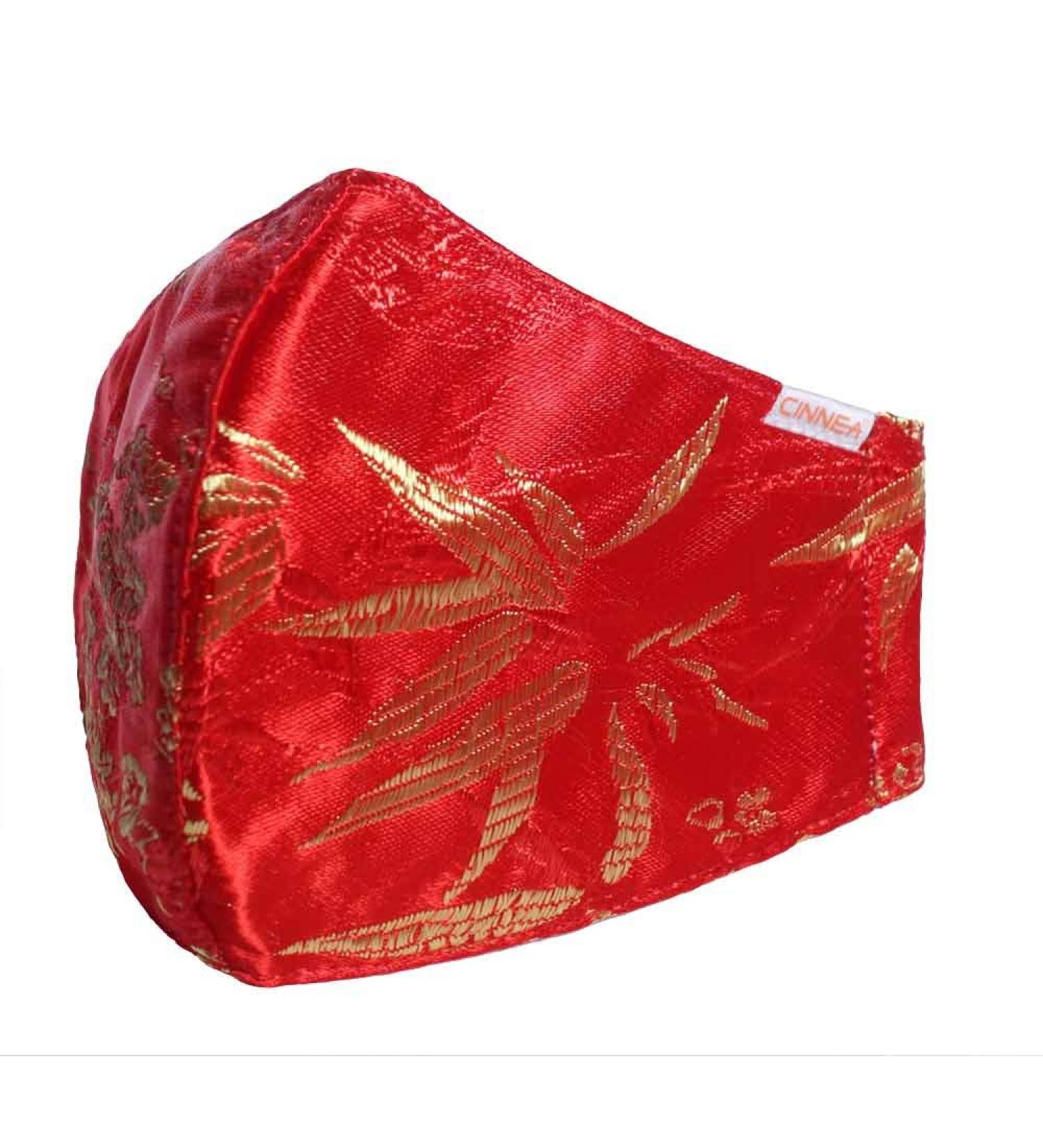 CINNEA RED HARMONY Adjustable Face Mask - 2 Wearing Options & Free Storage Bag | International Shipping Available - Buy Online on GoSupps.com
