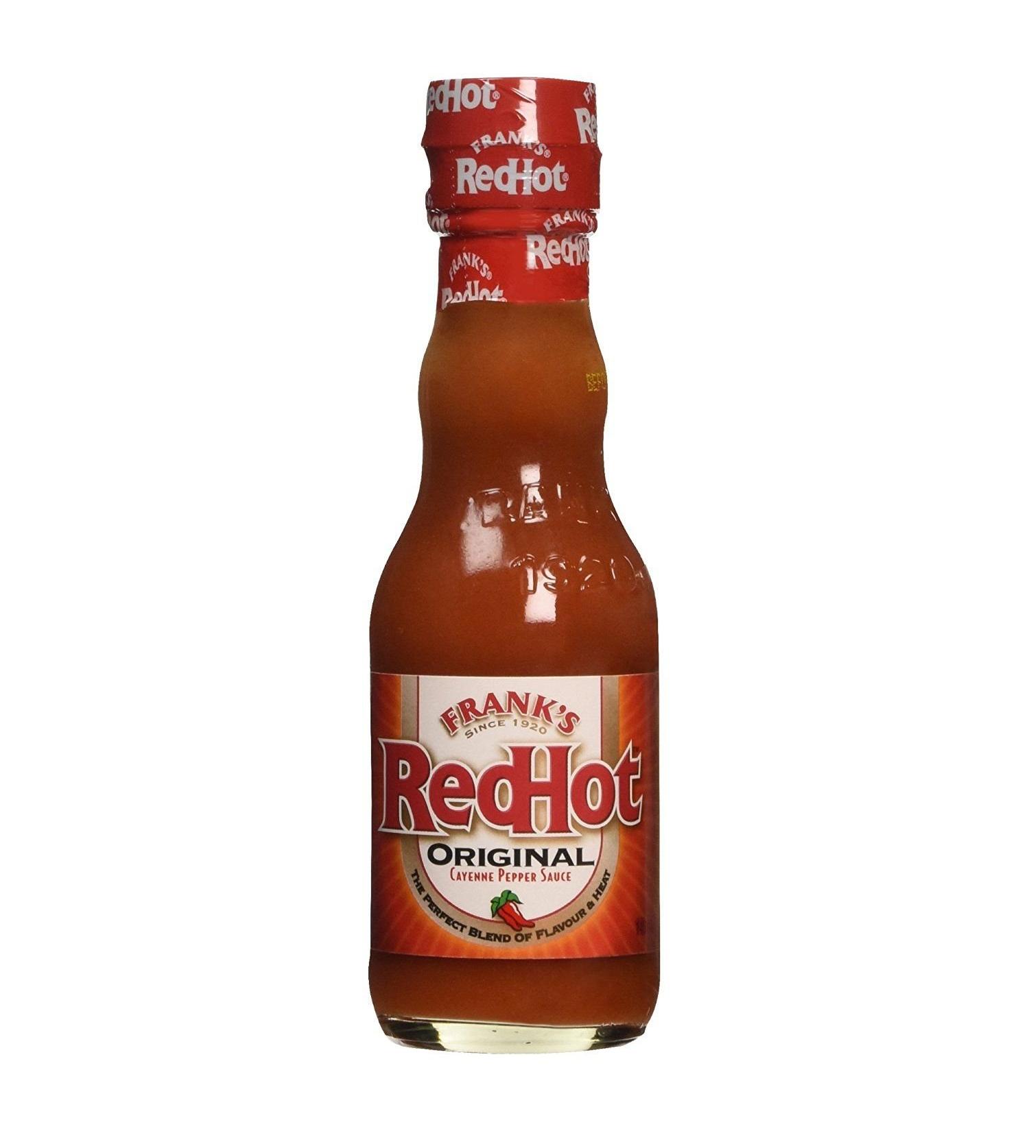 Frank's Frank's Redhot Original 148ml Pepper Sauce - Cayenne - Pack of 4