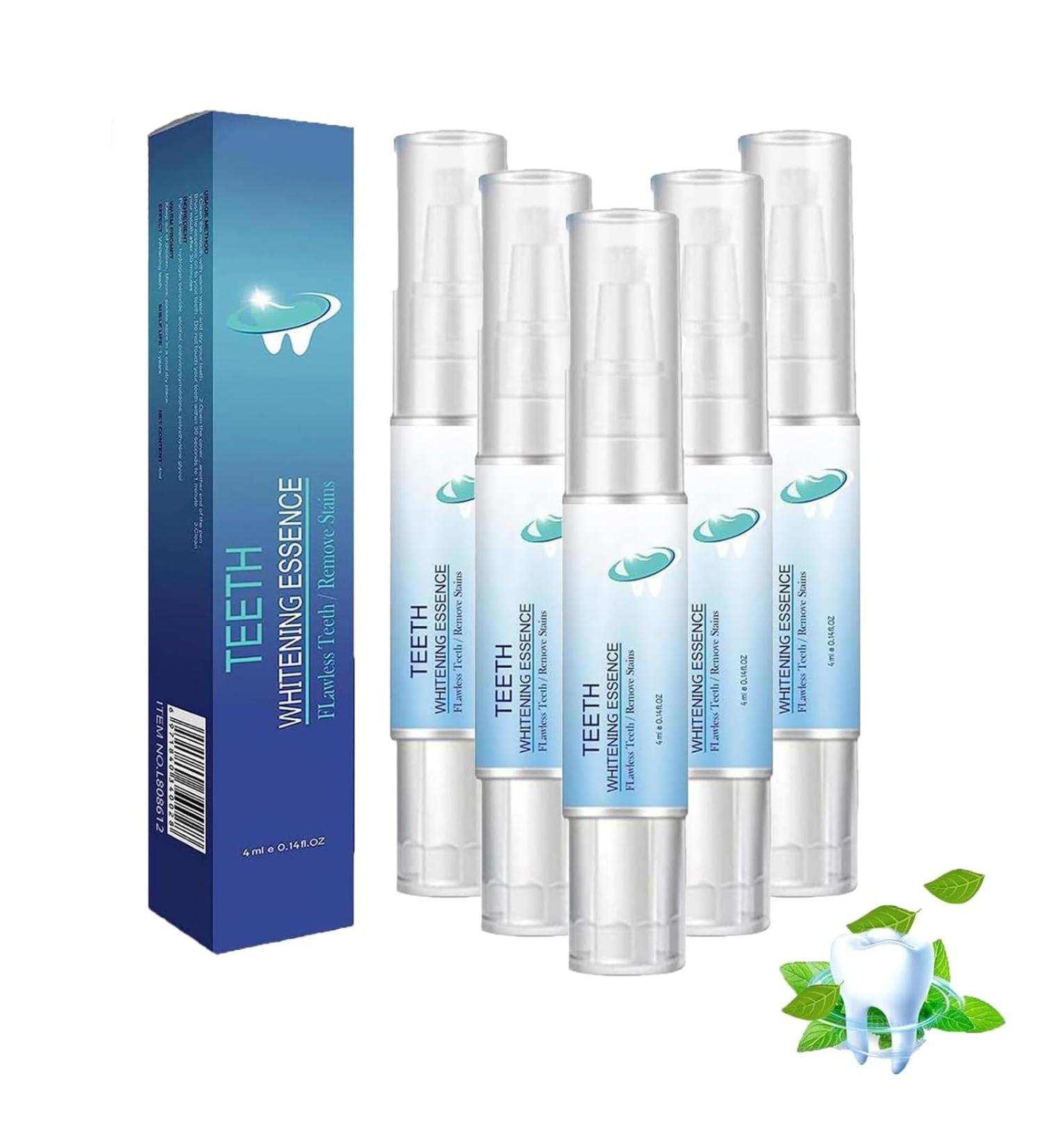 Marshmallow Meadows Teeth Whitening Pen - Fast Effective & Sensitive Teeth Formula - 5PCs Stain Removal - Buy Online on GoSupps.com