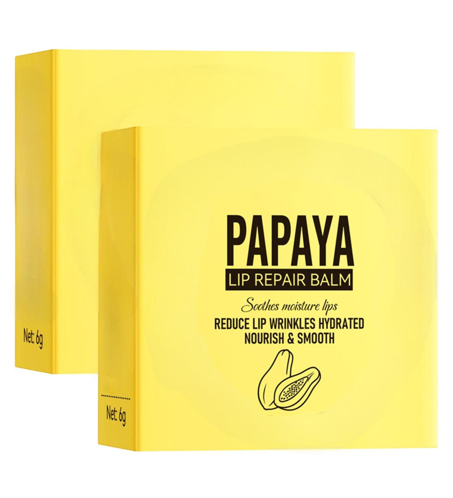  Beslibate Natural Lip Mask Moisturizing Non-Adhesive Vegan & Cruelty Free Lip Mask Lip Care Suitable for All Tastes of Human Papya (6) - Buy Online on GoSupps.com