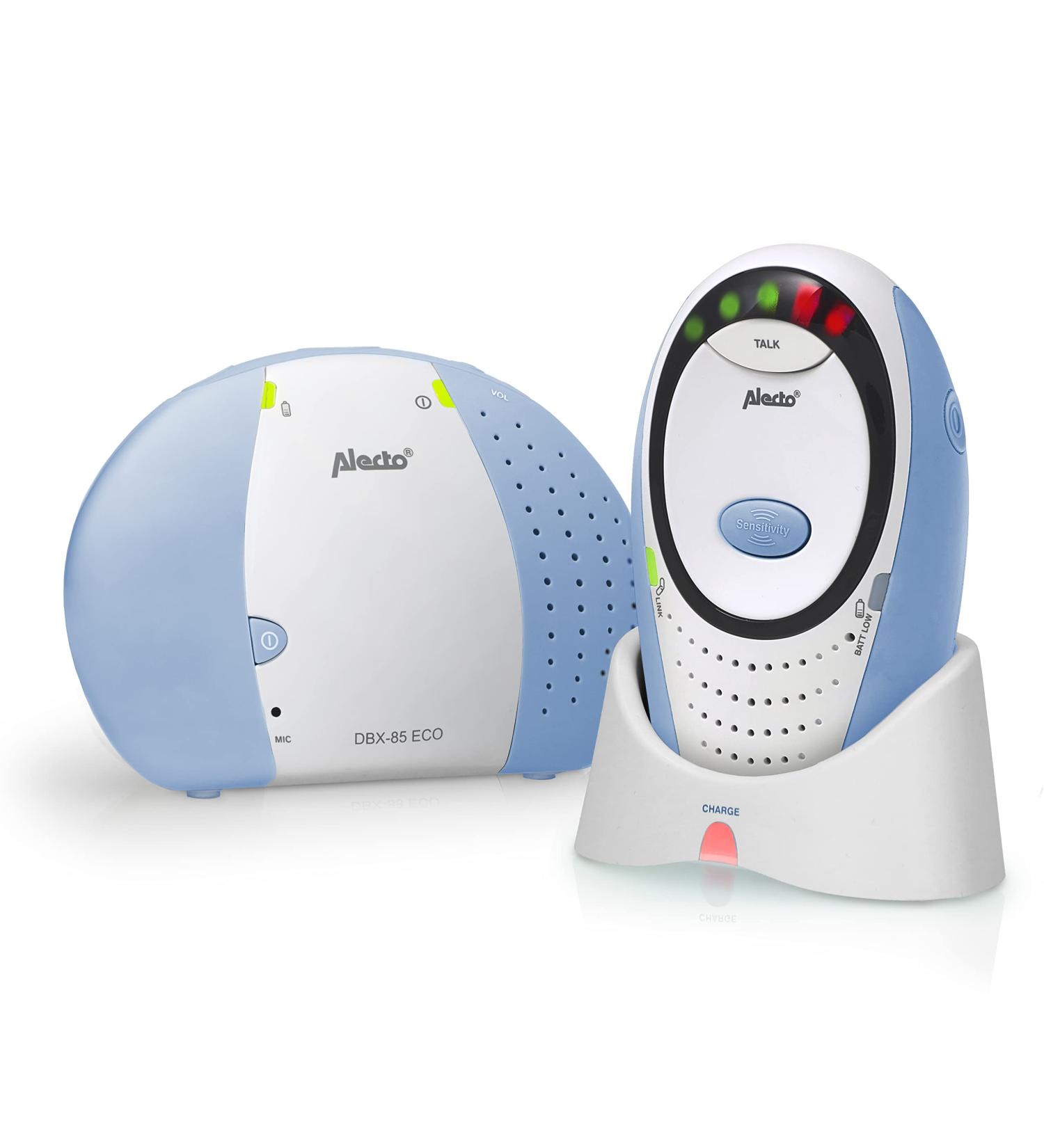 Alecto DBX-85 Digital ECO DECT Baby Monitor - 300m Range Night Light LED Noise Display International Shipping - Buy Online on GoSupps.com