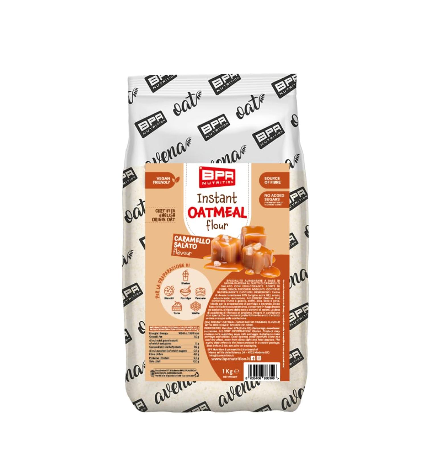 BPRnutrition Oat flakes salted caramel 1kg - Buy Online on GoSupps.com