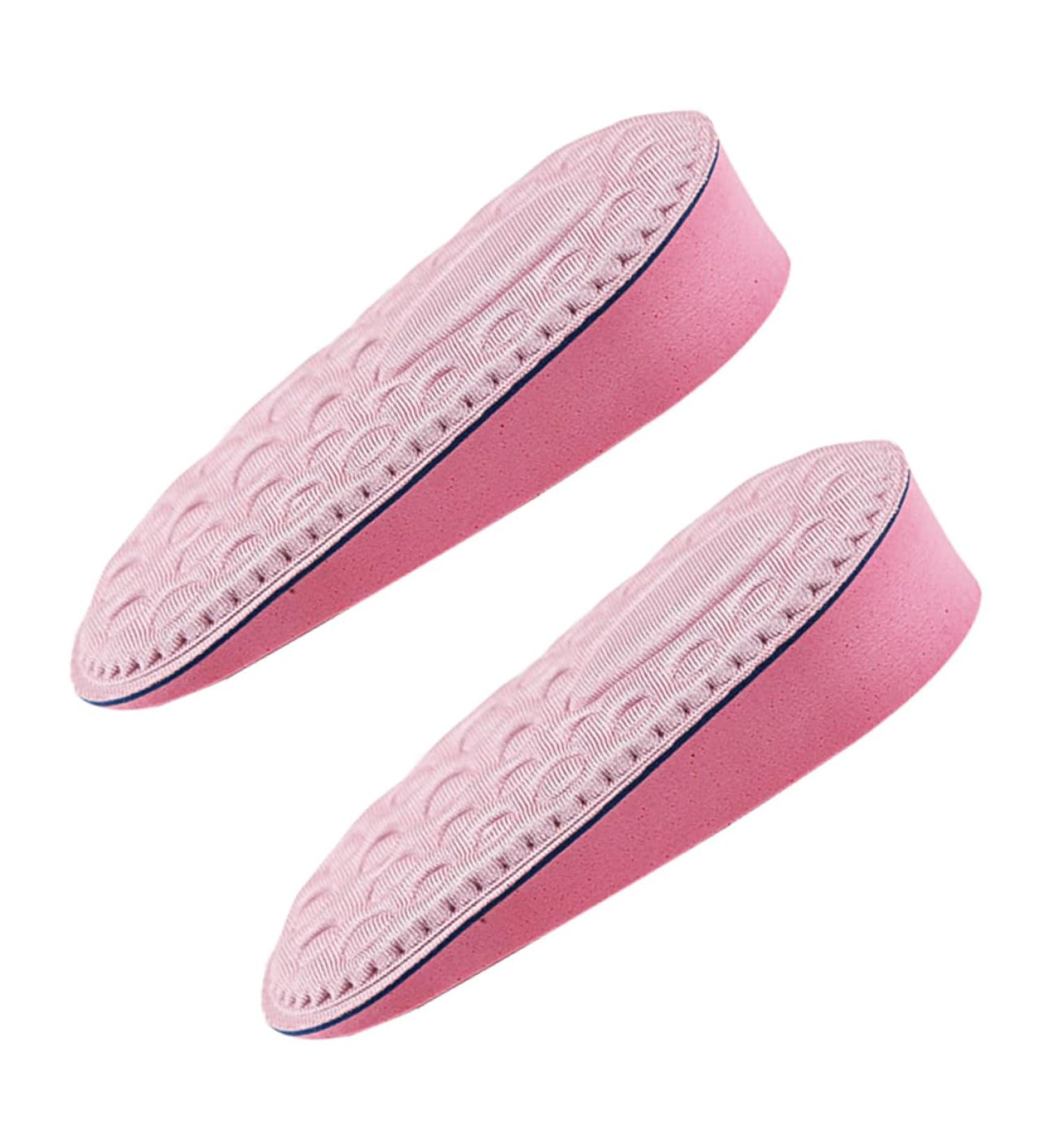 GLEAVI 6 Pairs Invisible Height Increasing Insoles for Men & Women - Comfortable Half Pad Shoe Inserts for Height Boost & Massage - Pink Blade Design - Buy Online on GoSupps.com