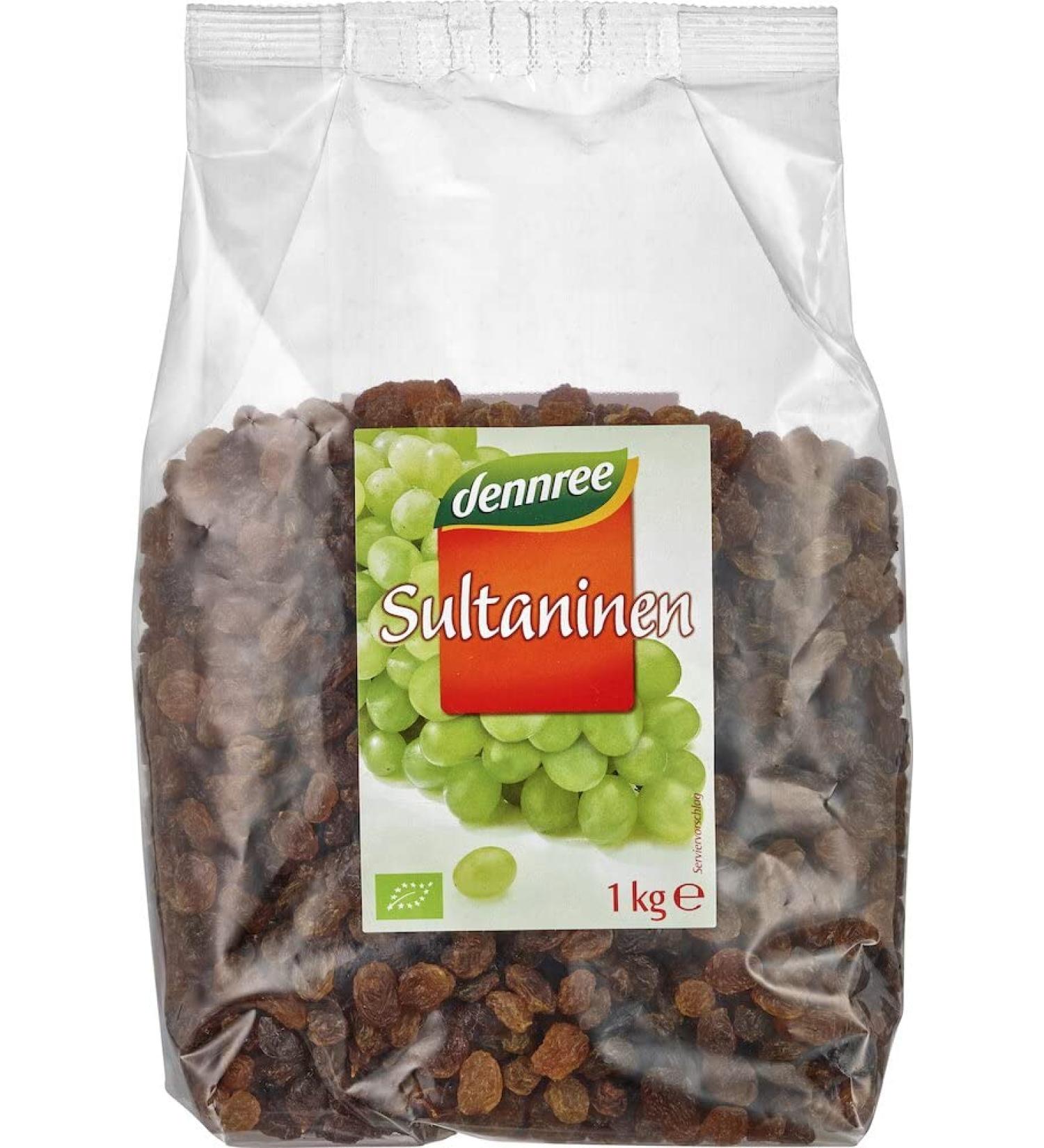 dennree dennree Sultanines bio (6 x 1 kg)