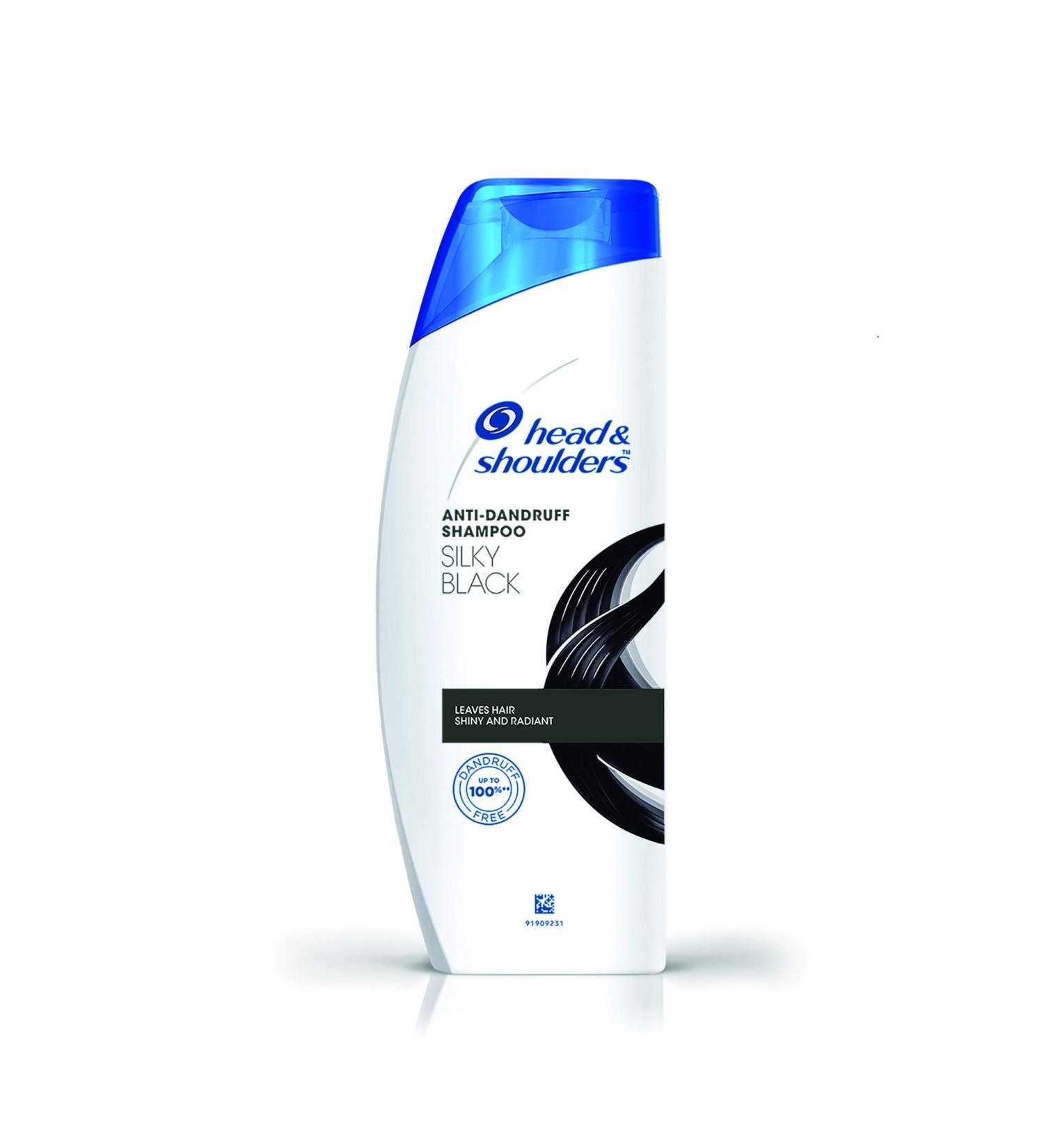 Buy Head & Shoulders Silky Black Anti-Dandruff Shampoo 340ml | International Shipping Available - Buy Online on GoSupps.com