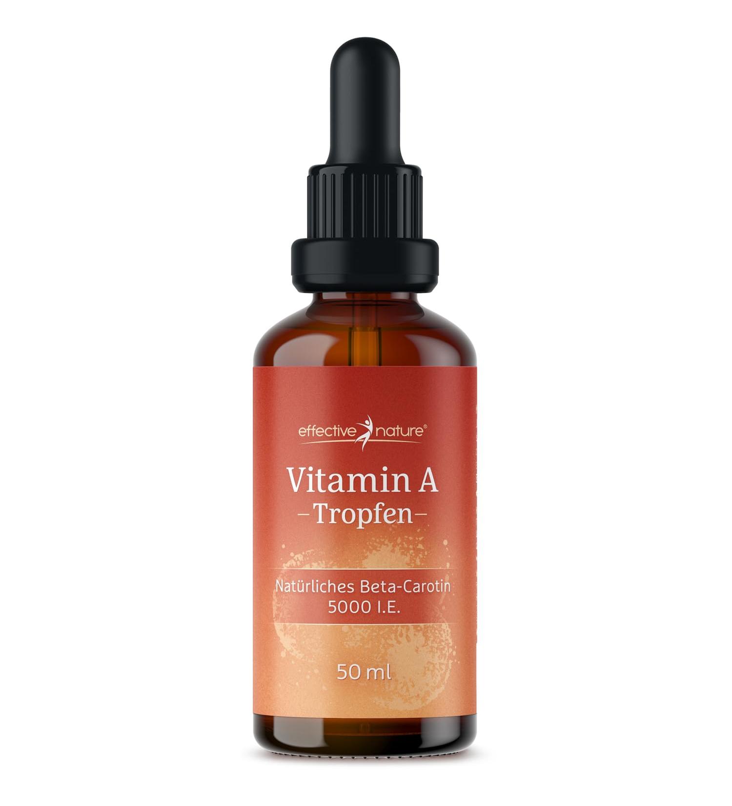 Buy High-Dose Vitamin A Drops (50ml) - 5000 I.E. Retinol & Vegan - MCT Coconut Oil - International Shipping - Buy Online on GoSupps.com