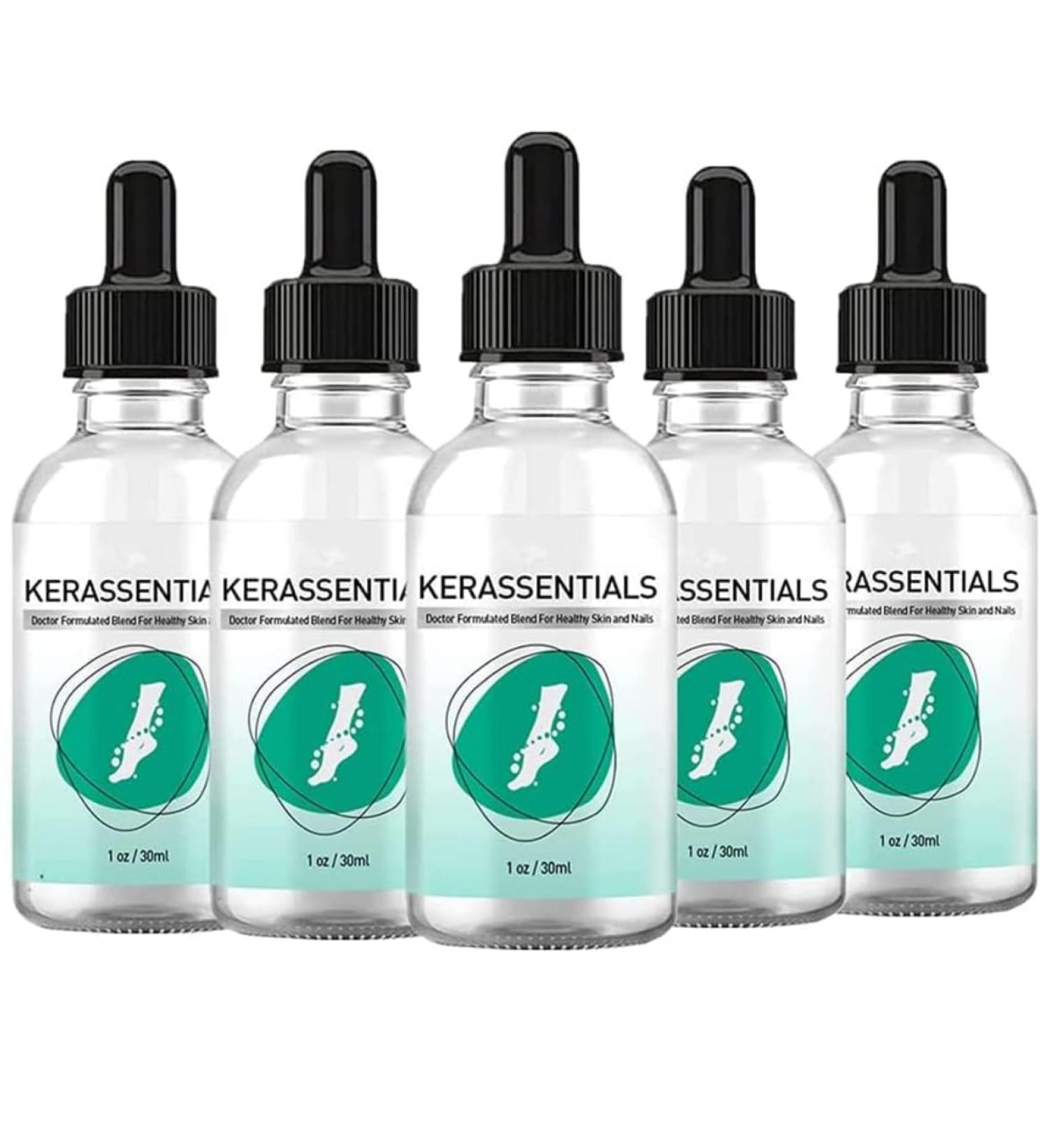 KYOSK Kerassentials Toenail Fungus Treatment Oil Kerassentials for Toenail Fungus Kerasentials Nail Treatment Repair Oil Fix & Renew Damage Nail Broken Cracked & Discolored Nails (5pcs) - Buy Online on GoSupps.com