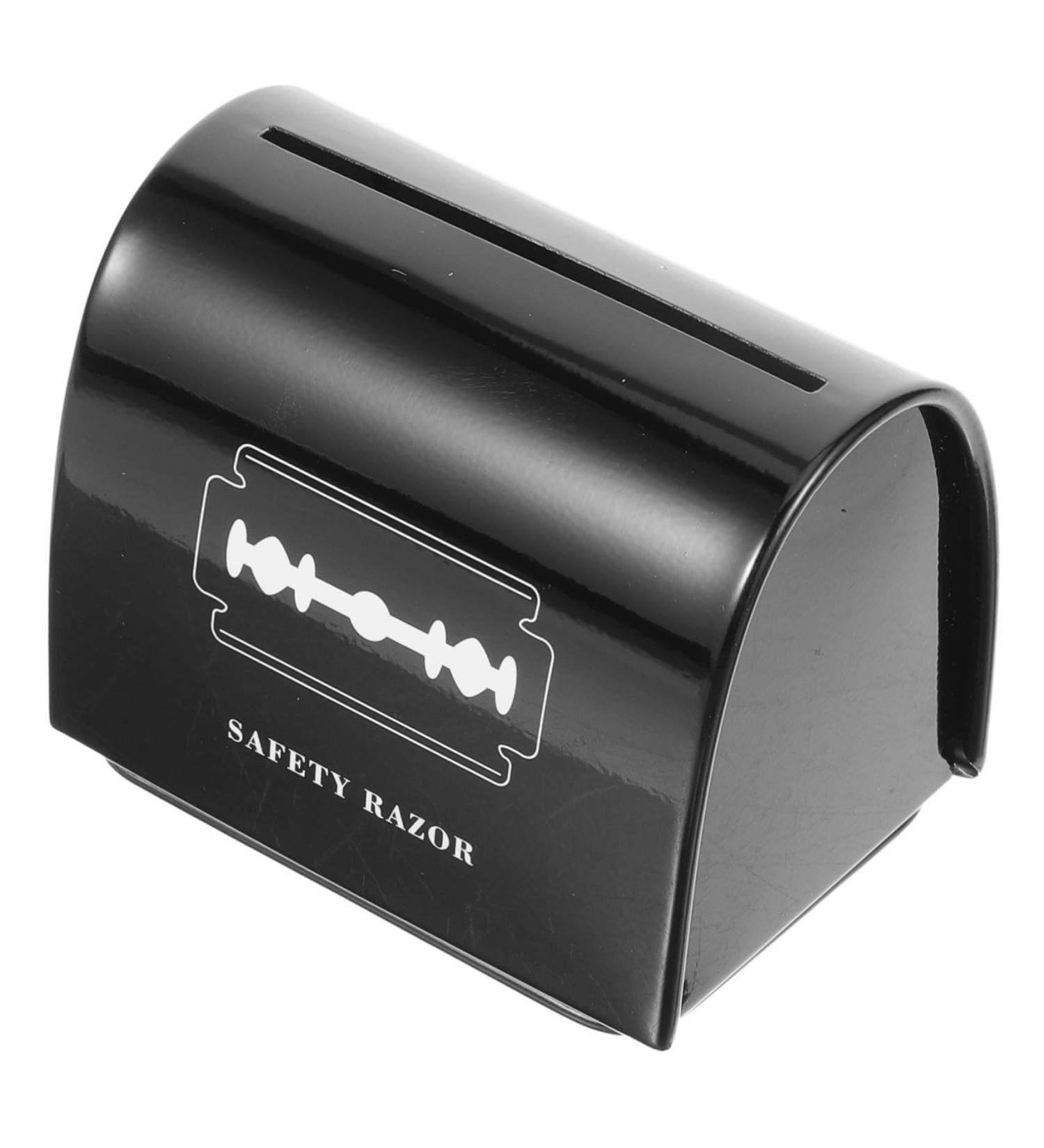 Hapinary Razenklingen Bank Disposal Case - Metal Blade Dispenser & Container | Trustproof Steel for Safe Blade Disposal - Buy Online on GoSupps.com