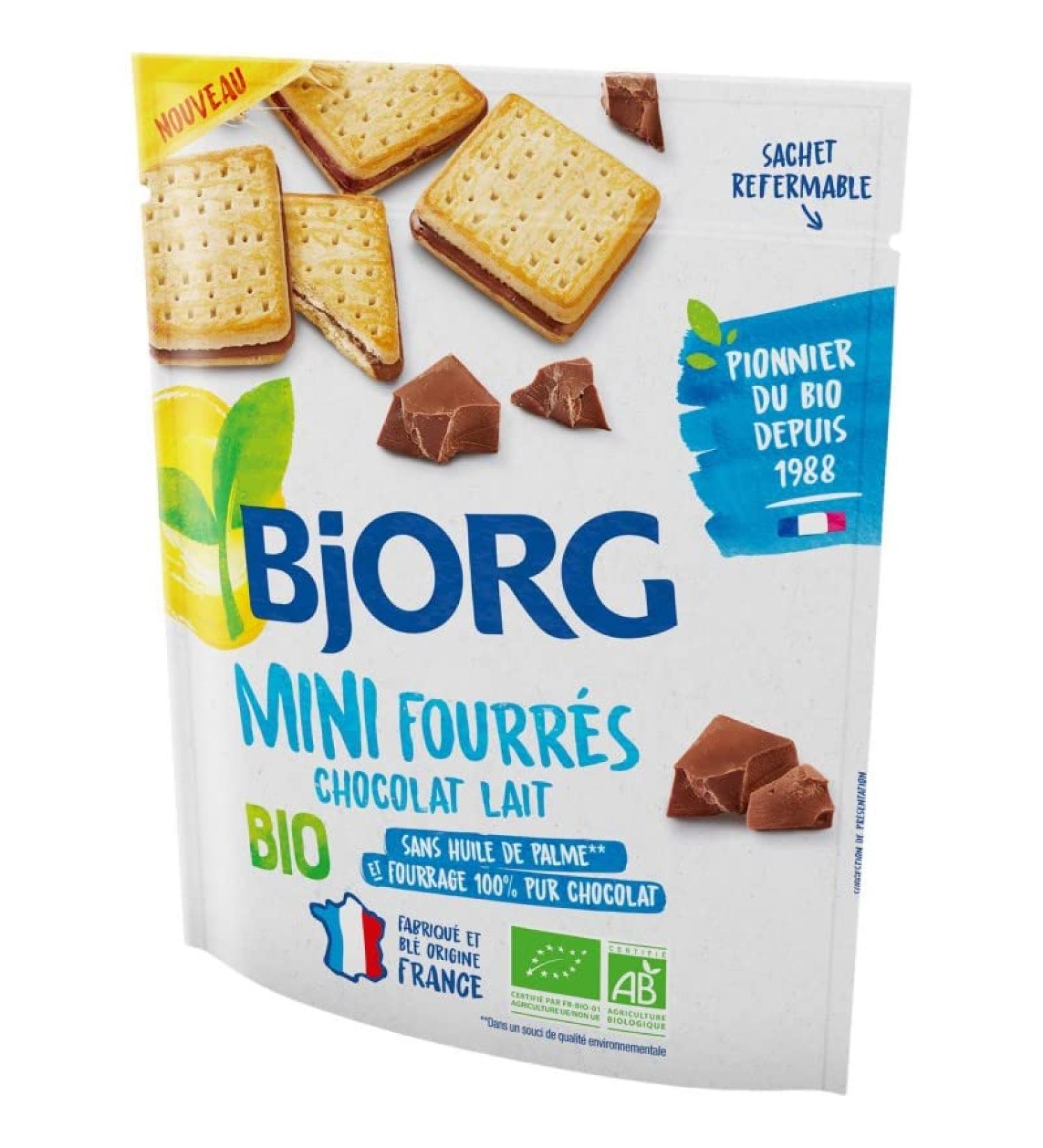 G n rique Bjorg Delicious Mini Organic Milk Chocolate Delicious Delicates 180 g Special Diet and Nutrition Pack of 3